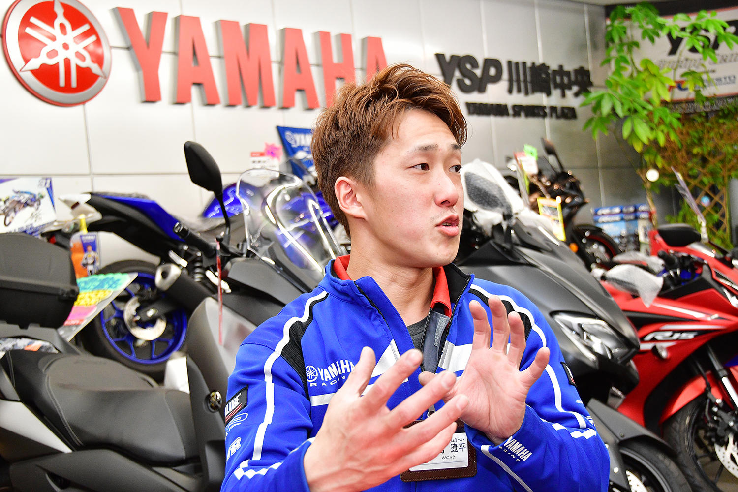 2016年WTGPスポーツバイク部門でチャンピオンを獲得したYSP川崎中央・鮫島遼平さんチャンピオンになる前と後とで、「何も変わらない」と言い切るあたり、さすがです！