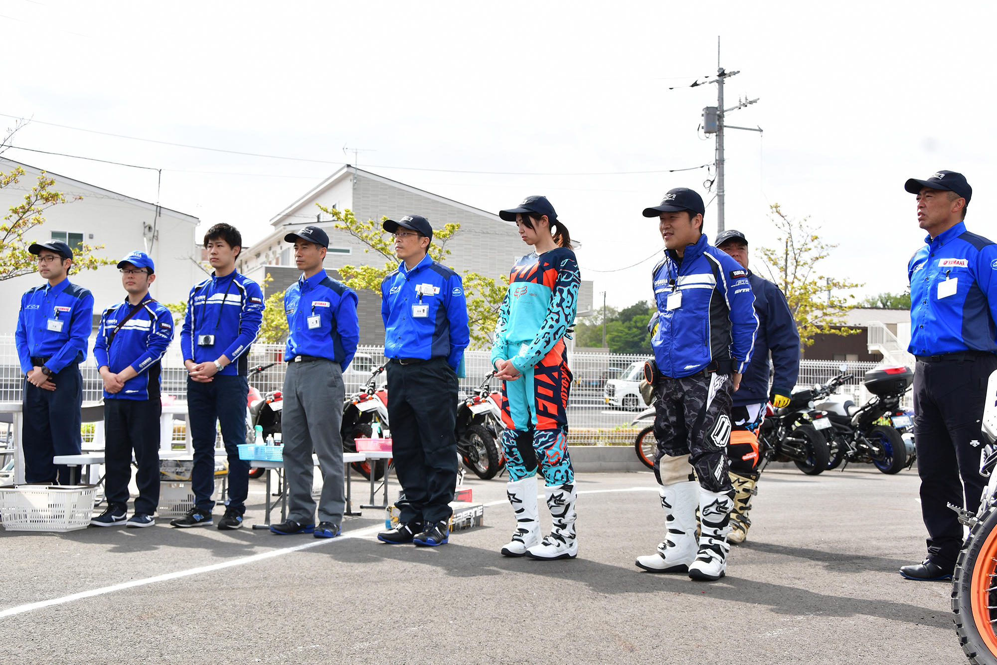 「今日はバイクの基本、走る・曲がる・止まるに加えて、オフロード走行だからこそ可能な、