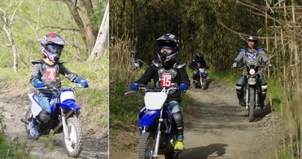 今年で親子バイク教室卒業のお兄ちゃんと妹さんでご参加いただいた方。