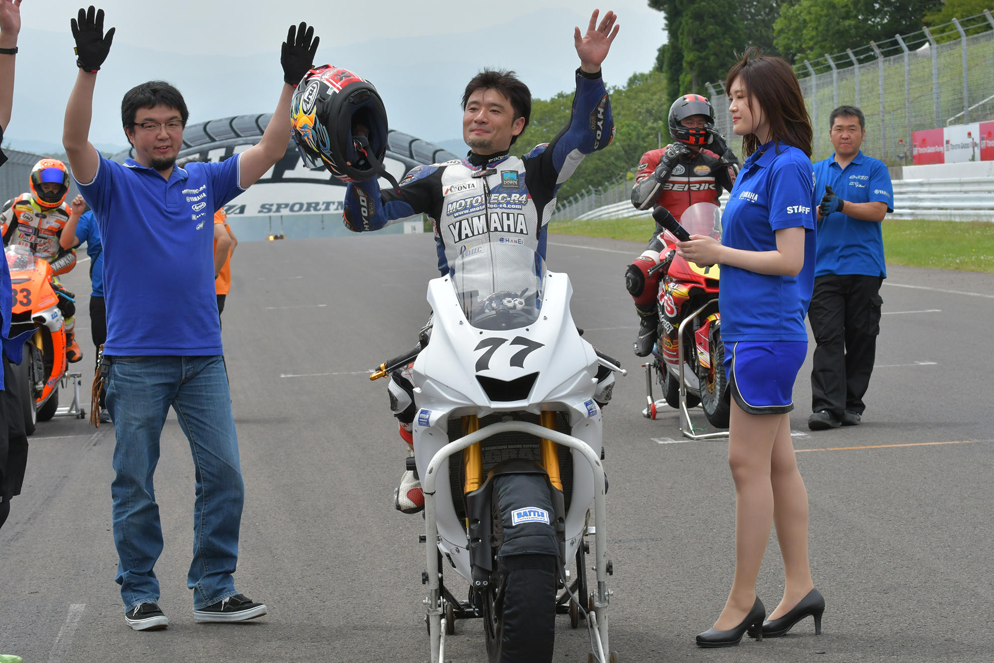 元ST600全日本チャンピオンの横江竜司選手