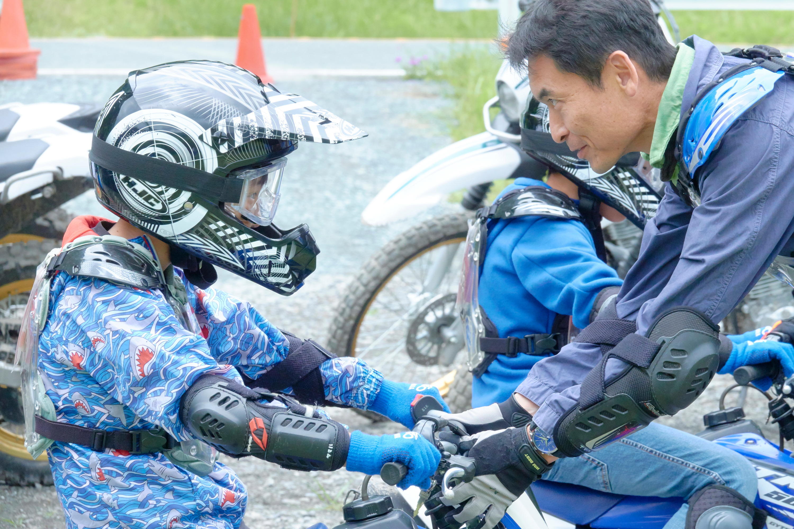 周回走行までに、しっかり段階を踏んで練習◎