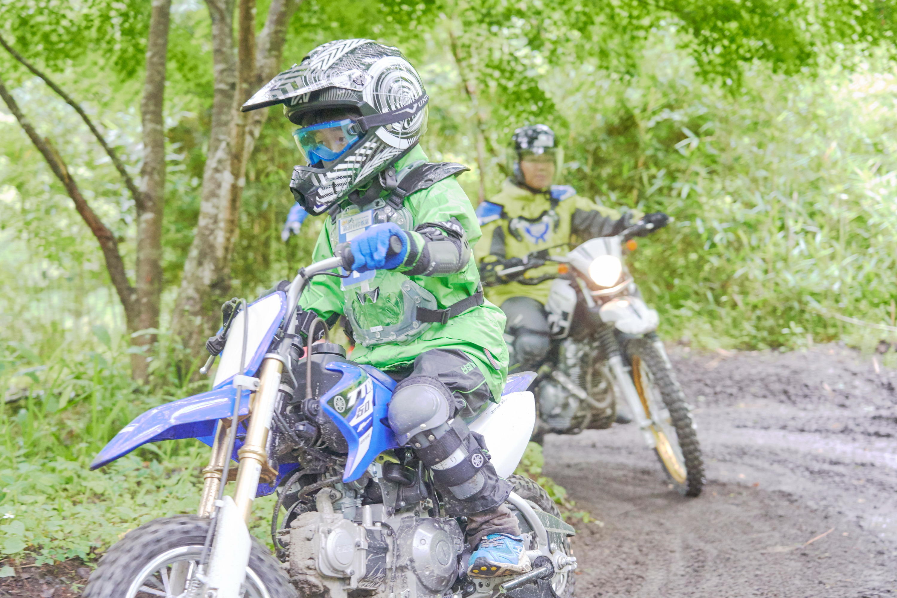 オフロード×親子＝ドキドキ最高潮!!　オフロードの魅力伝承！YRAヤマハ親子バイク教室アドベンチャーコース