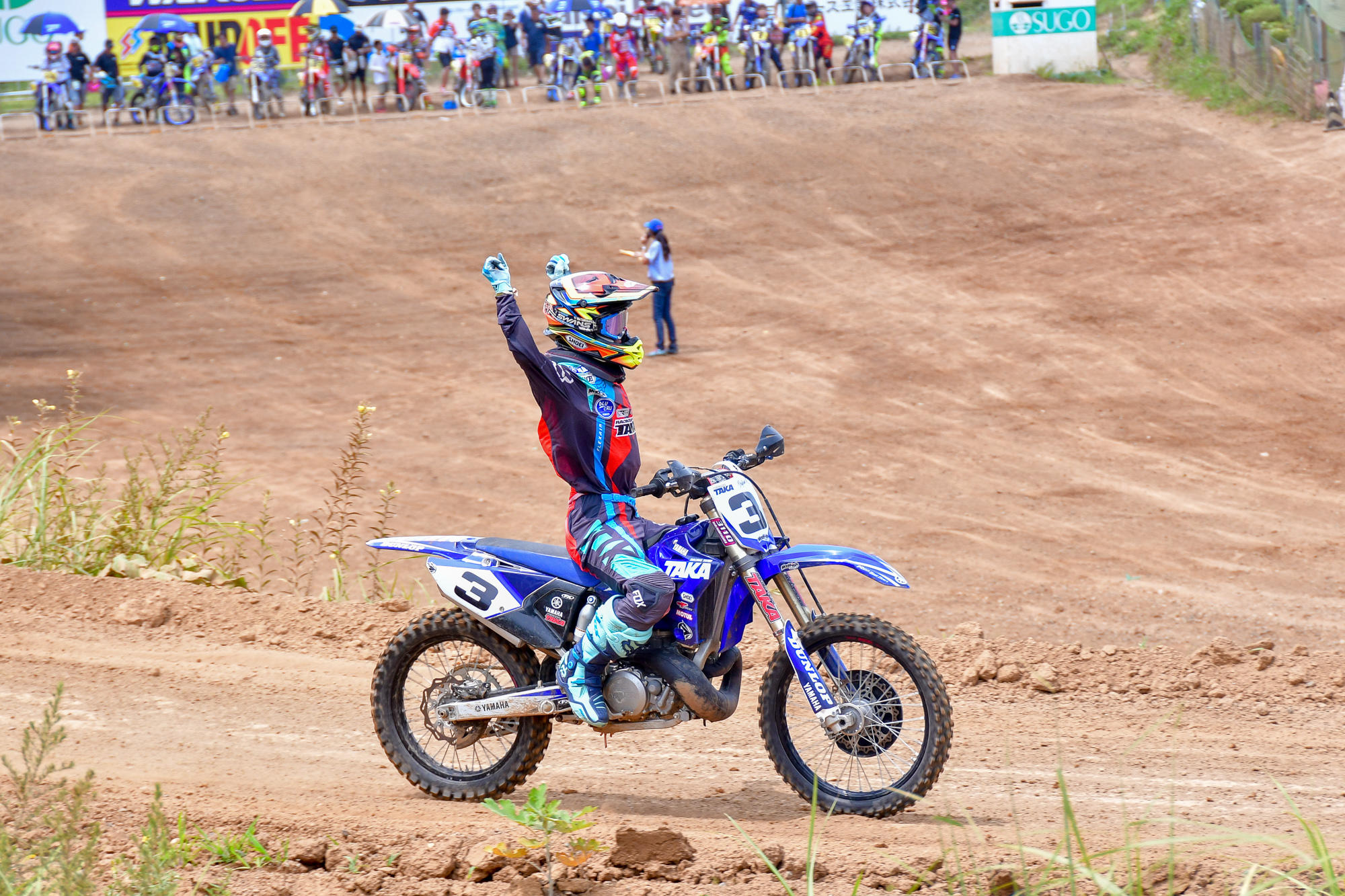 #3小林選手＆YZ125「家族一丸となって目指していた全国大会での優勝！