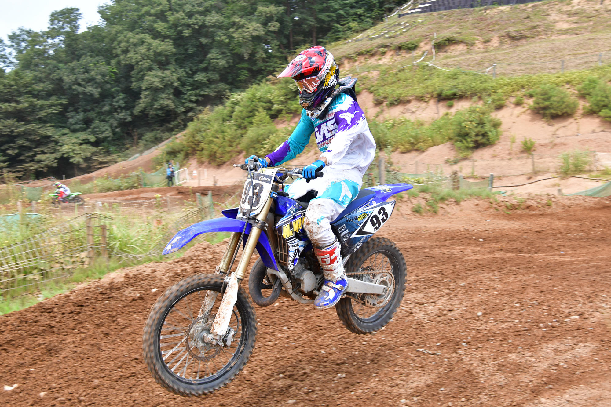 #93齋藤選手＆YZ125は同じく関東選手権で、小林選手に次ぐランキング2位につけています（第6戦終了時点）。