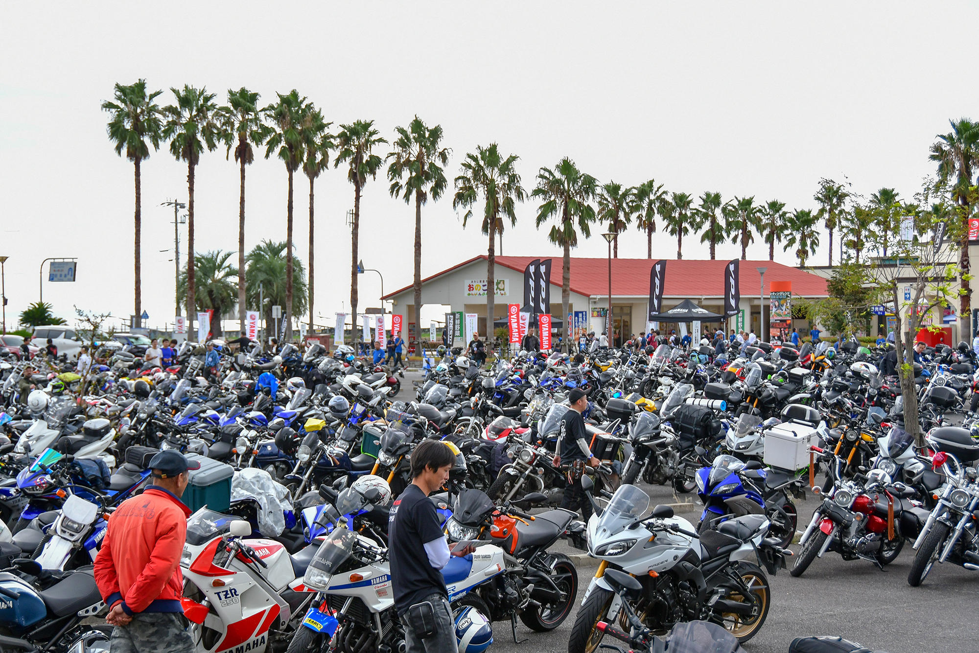 ヤマハのバイクだらけ！