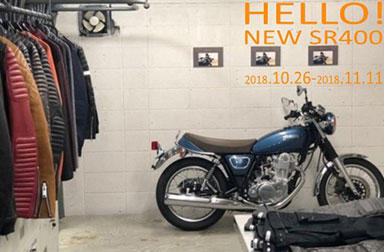 SR400展示　YAMAHA × ROARS ORIGINAL