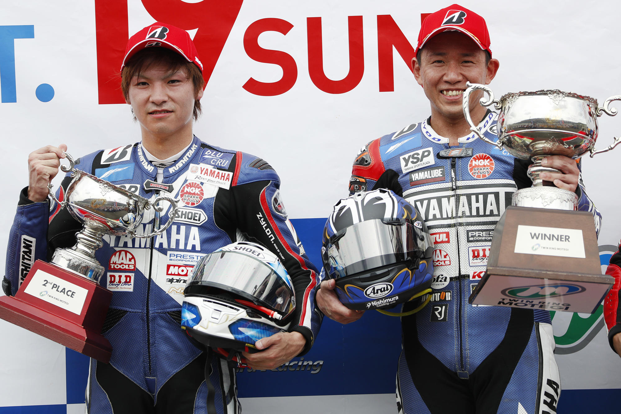 開幕戦、そして第6戦、第7戦と2人揃って表彰台に立っている「YAMAHA FACTORY RACING TEAM」の2人。