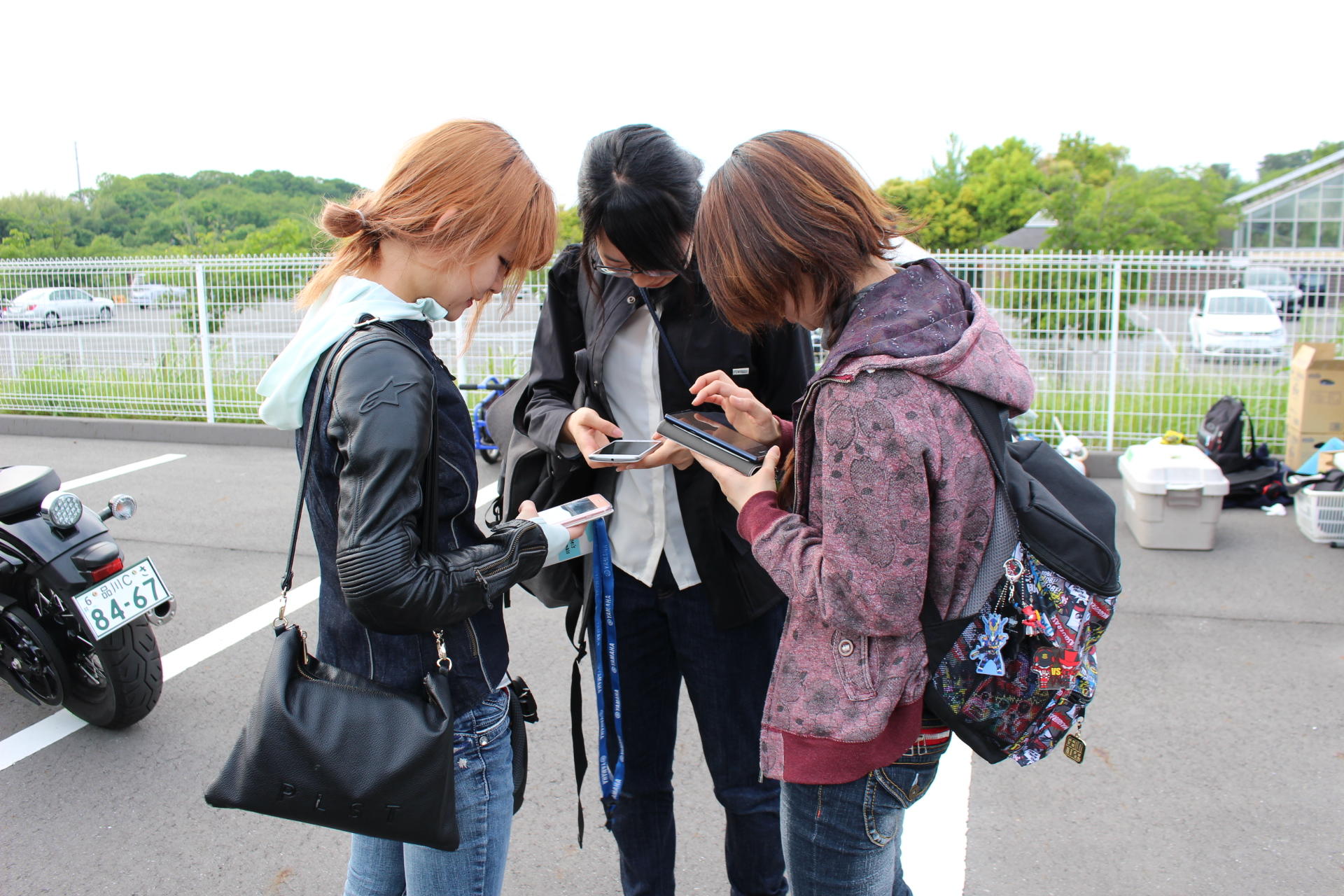 ＹＲＡで意気投合した女性ライダー！3人でツーリングに行けたらいいですね♪