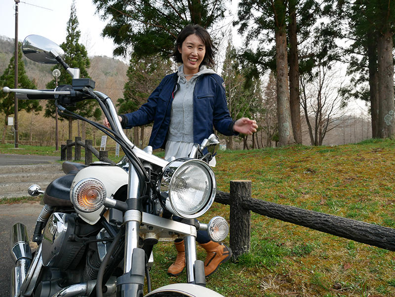 私も早く自分のバイクにの・り・た・いっ！！！