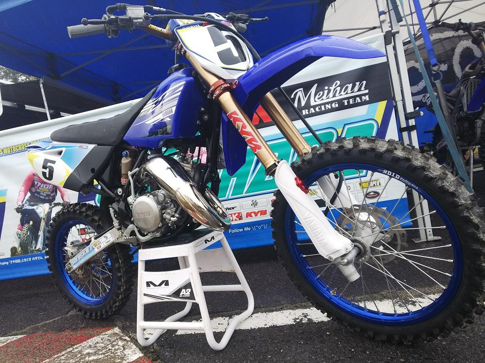 東北大会では慣れ親しんだ2018年モデルYZ85で最後の1勝を。