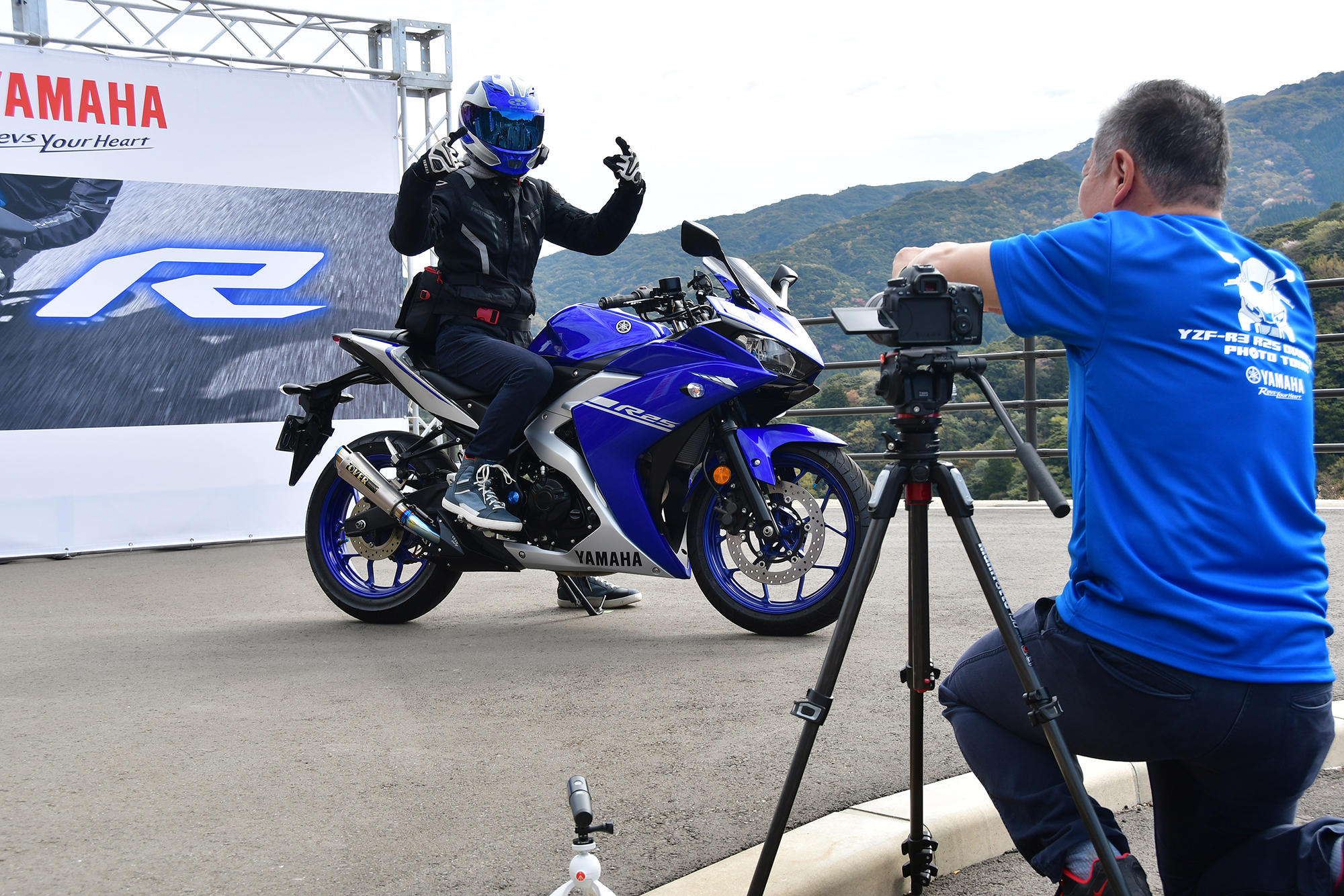 ご来場いただいたYZF-R3/R25オーナーさんは