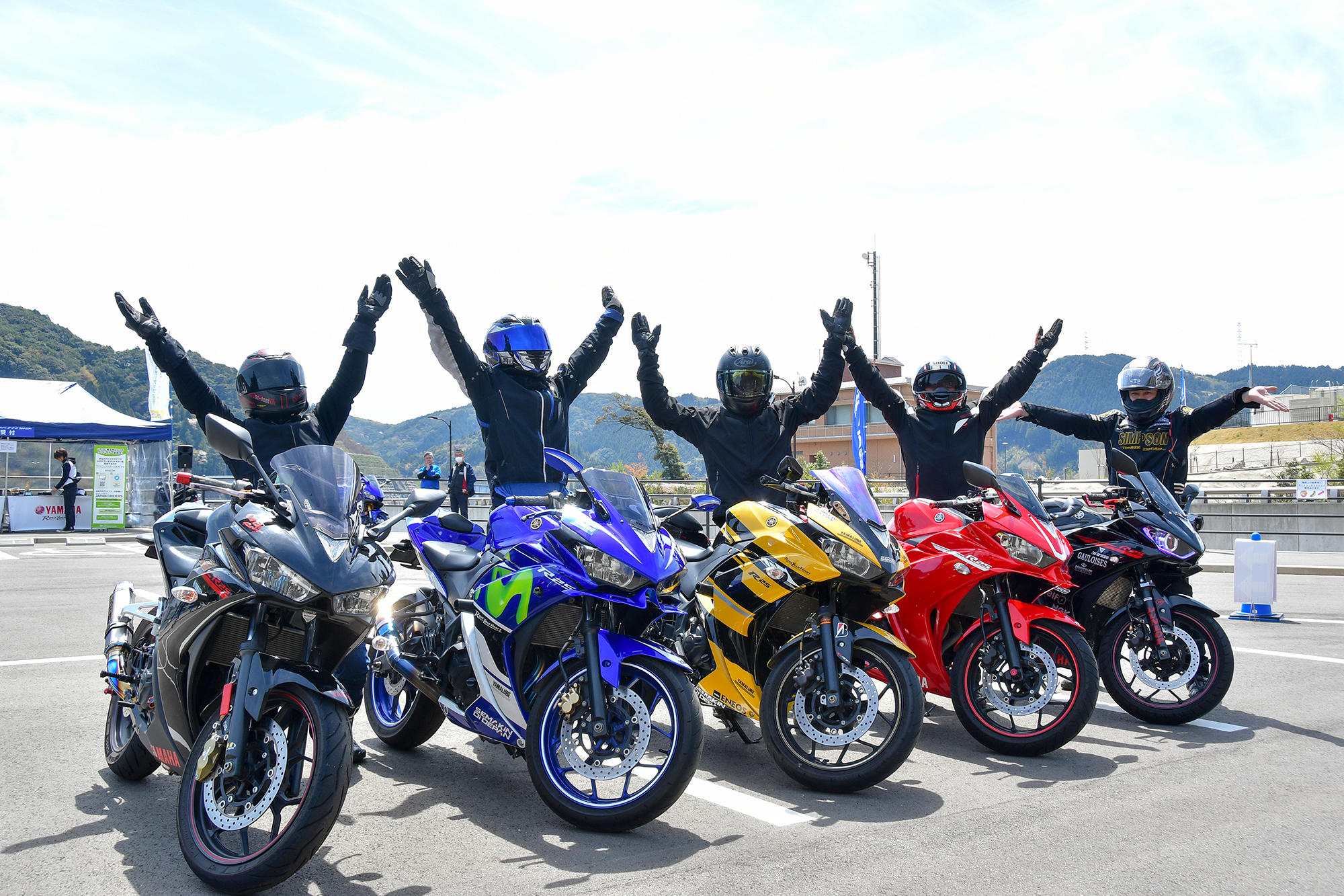 「YZF-R3/R25オーナーズフォトツアー」というイベント名ですが