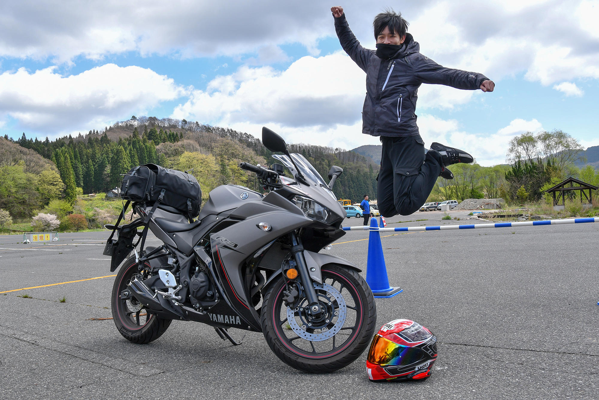 香川から来場くださったYZF-R3オーナーさん