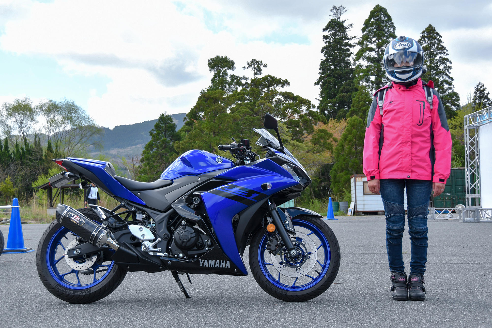 地元・廿日市市から来場くださったYZF-R3オーナーさん