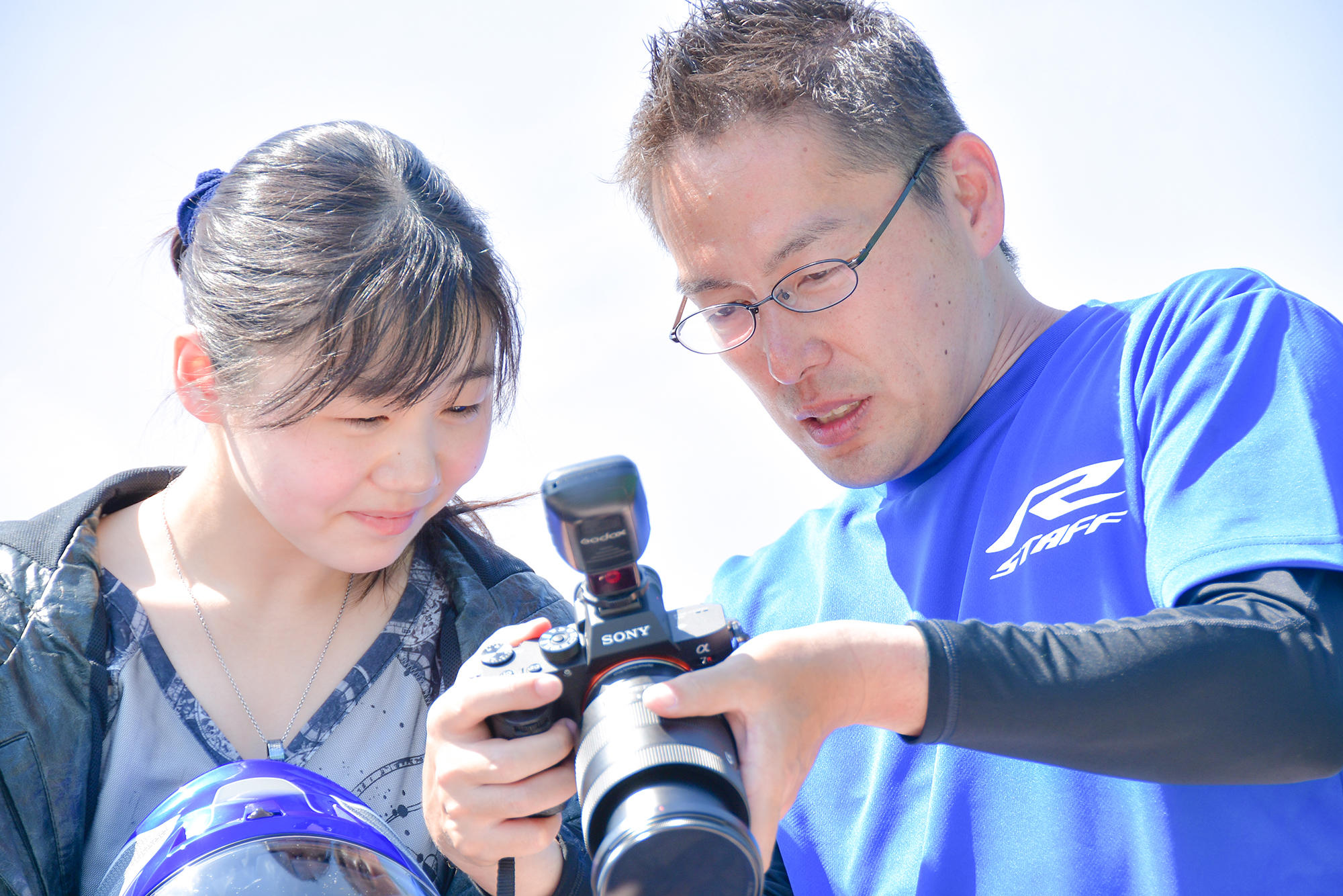 どんなポーズで撮りたいか、仕上がりはどんな感じか、お一人お一人丁寧に対応くださる紳士なノブさん。