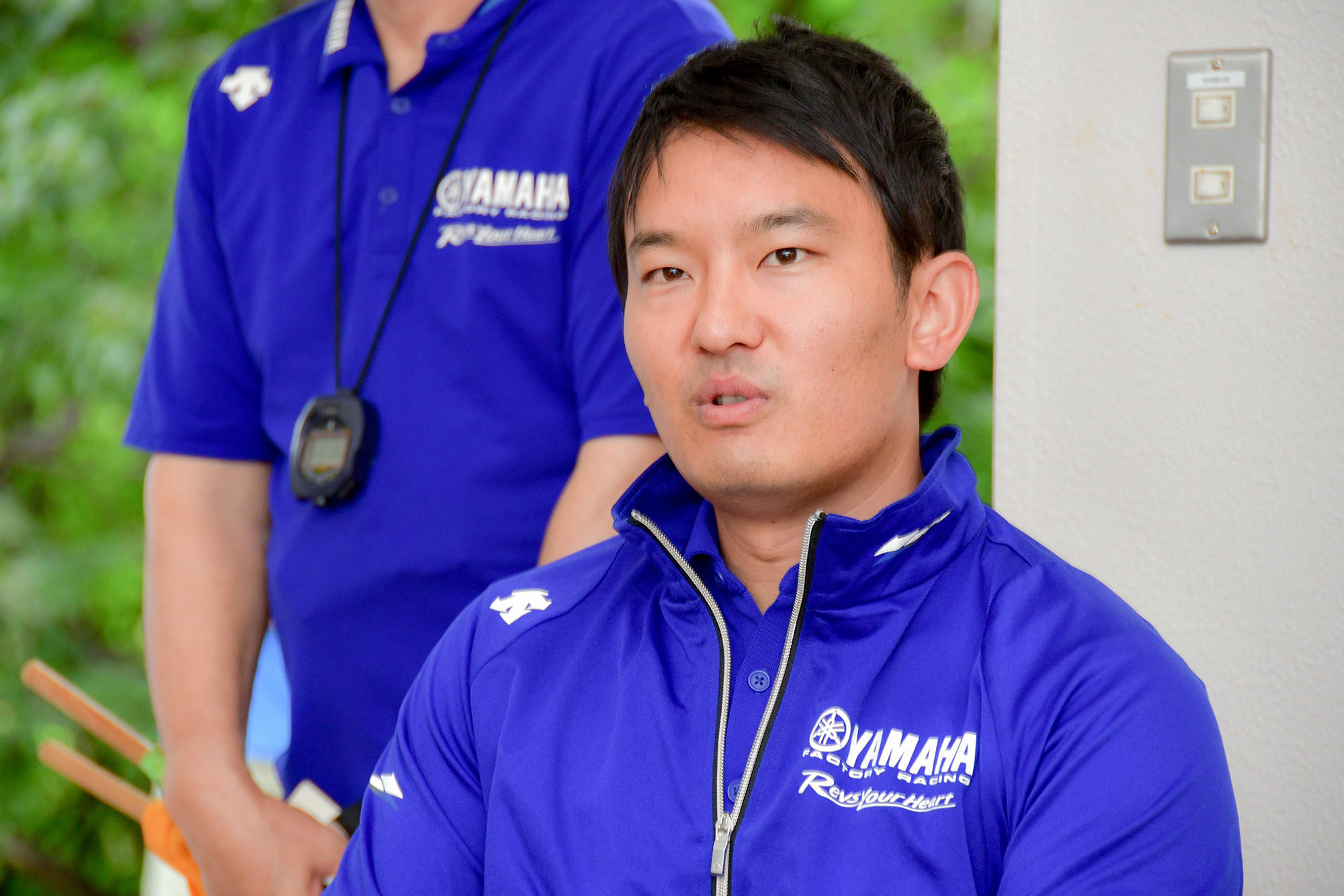 元ヤマハファクトリーライダーで、現在、全日本モトクロス選手権に参戦するチームに帯同しているヤマハ専属アドバイザーの三原拓也さんを講師に迎え