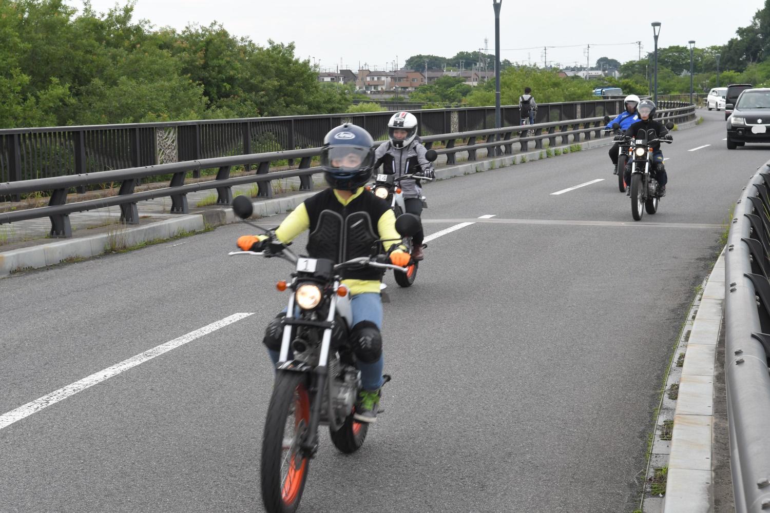 既にバイクに乗り慣れている