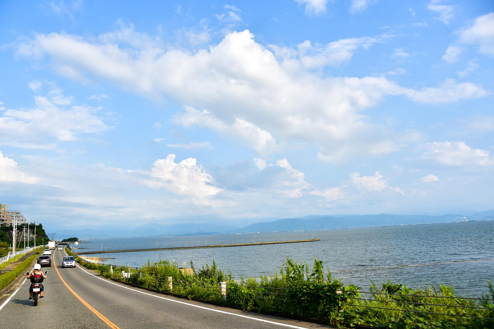 帰ってから、地図を見て気づきましたが、国道266号線を戻らず、国道57号線を通ってもよかったかもしれません。