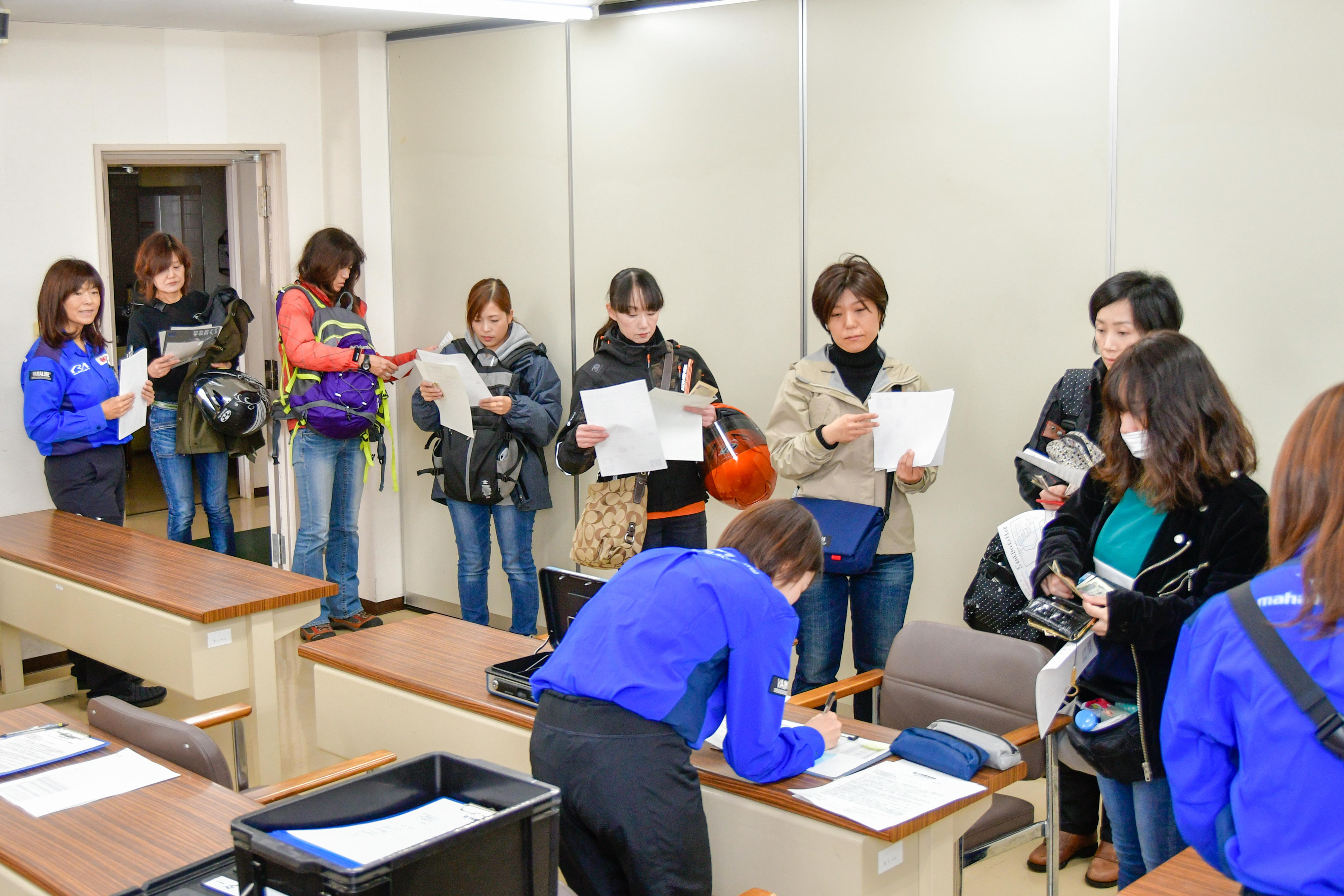 今回の受講者さん15名のうち、電車やバスで来られた方が10名。