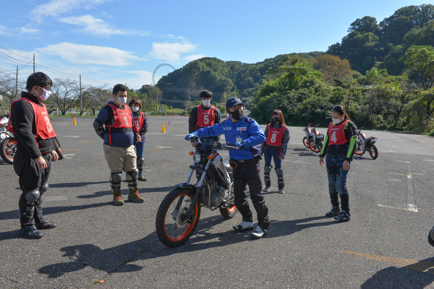 いいお天気、バイク日和