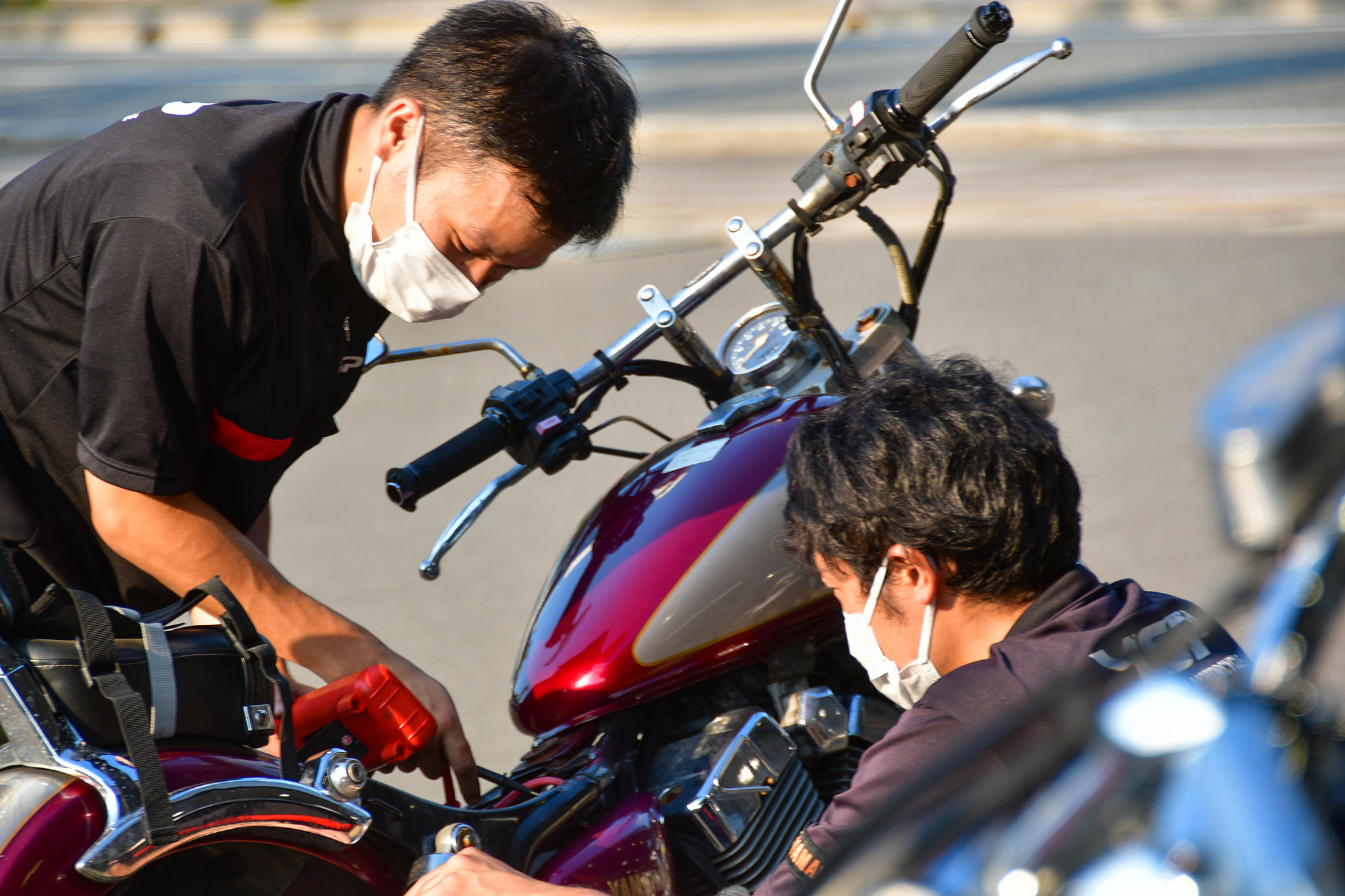 修理は、YSPならヤマハのバイクであればなんとかしてもらえるのではないかと期待して持ち込まれる方が多いです。