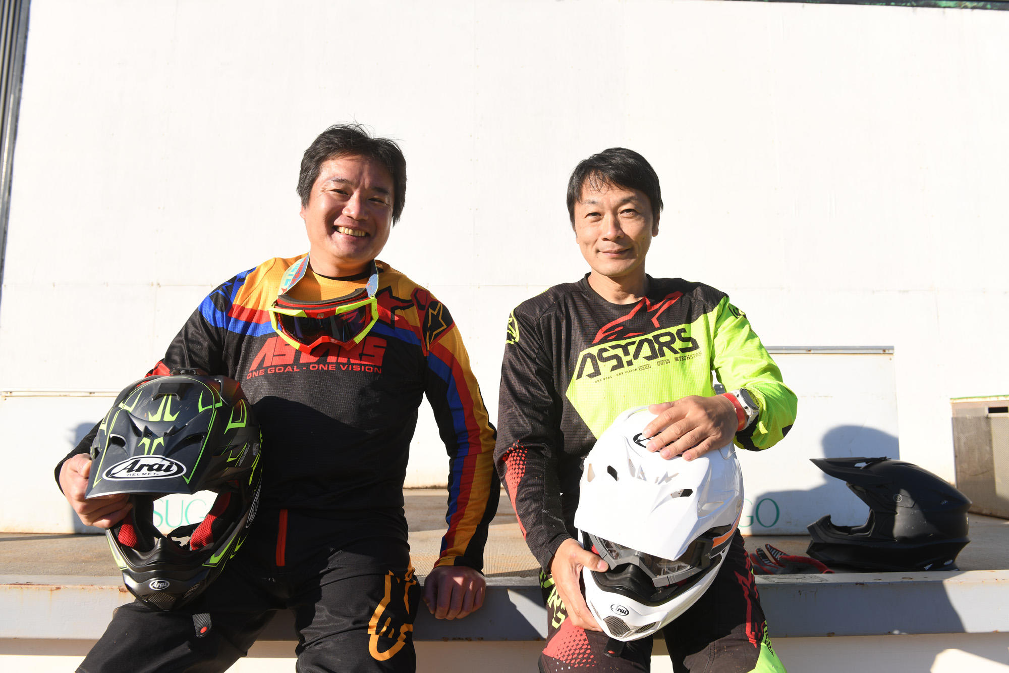 「タンデムスタイル」のライターである谷田貝 洋暁さん（左）と濱矢 文夫さん（右）です