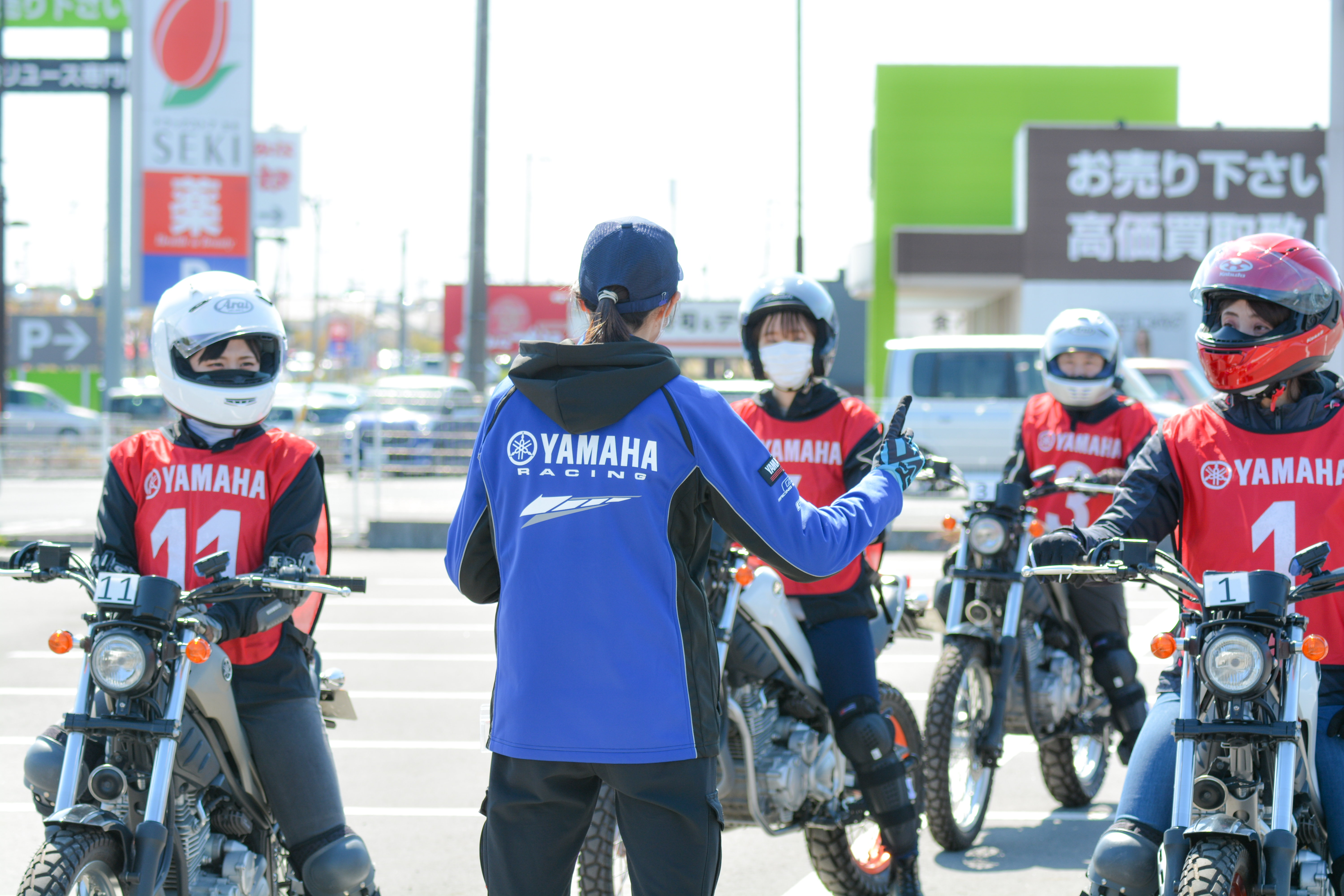 バイクレッスンでのアドバイス