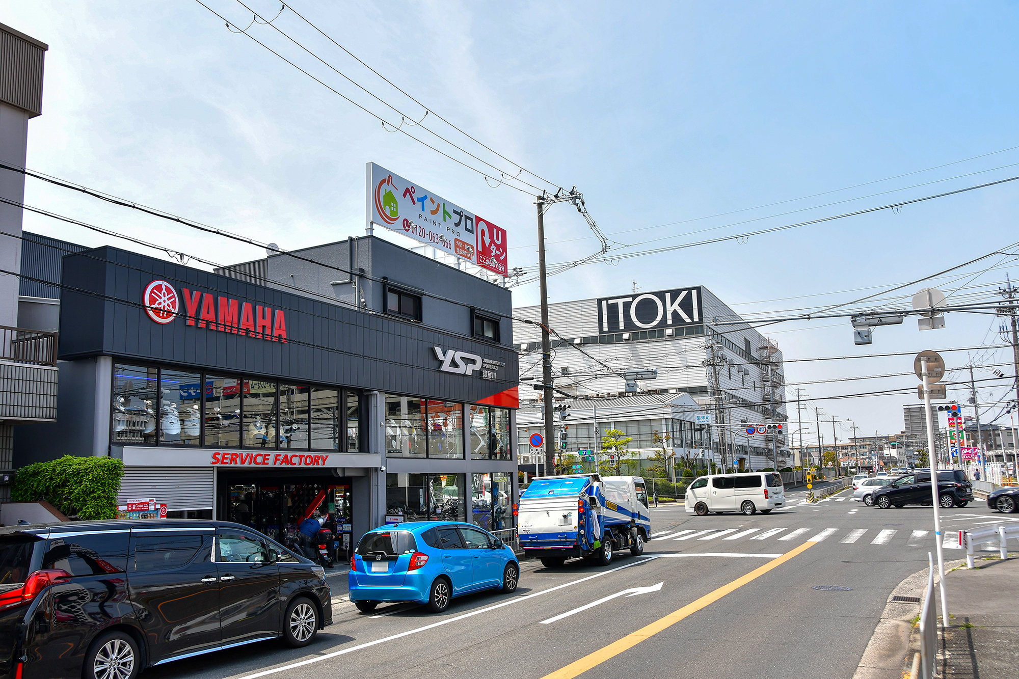 大阪市内から少し離れていますが、車やバイクでのアクセスが良いことから、「YSP寝屋川まで足を伸ばしてみようか」と来店される方も多いそうです。