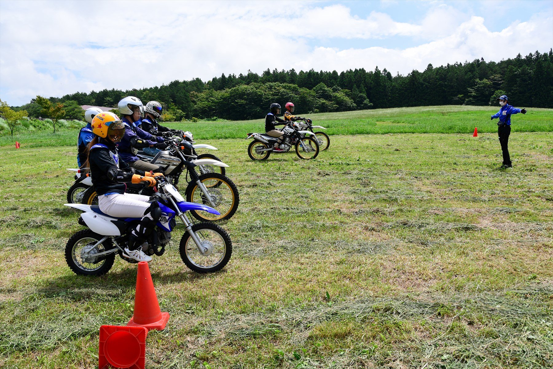 ブレーキ練習風景