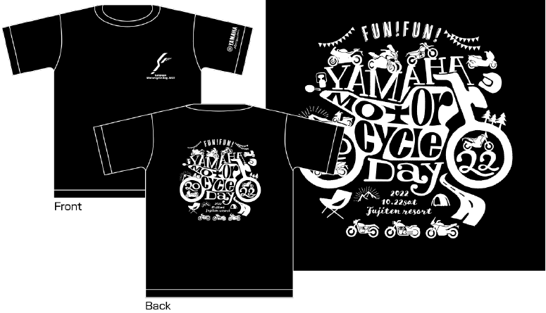 YAMAHA Motorcycle Day 2022オフィシャル記念Tシャツ