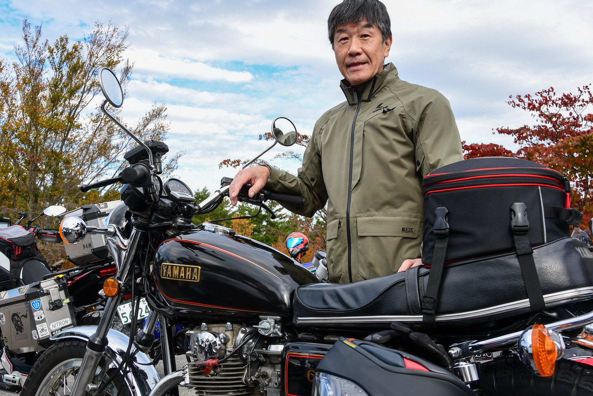 八王子から来場くださったXT650のオーナーさん