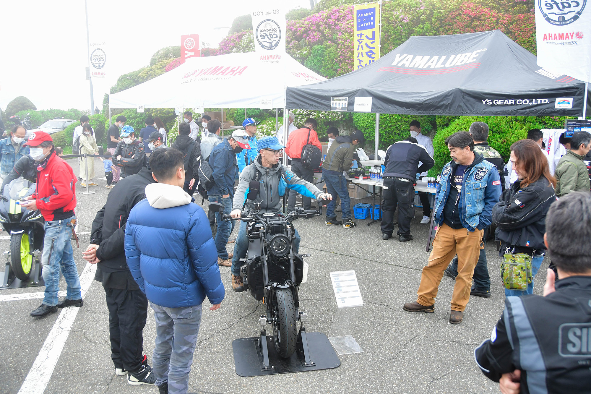 YAMAHA Rider's Caféは、バイクに乗っていない方のご来場も大歓迎のイベントです。