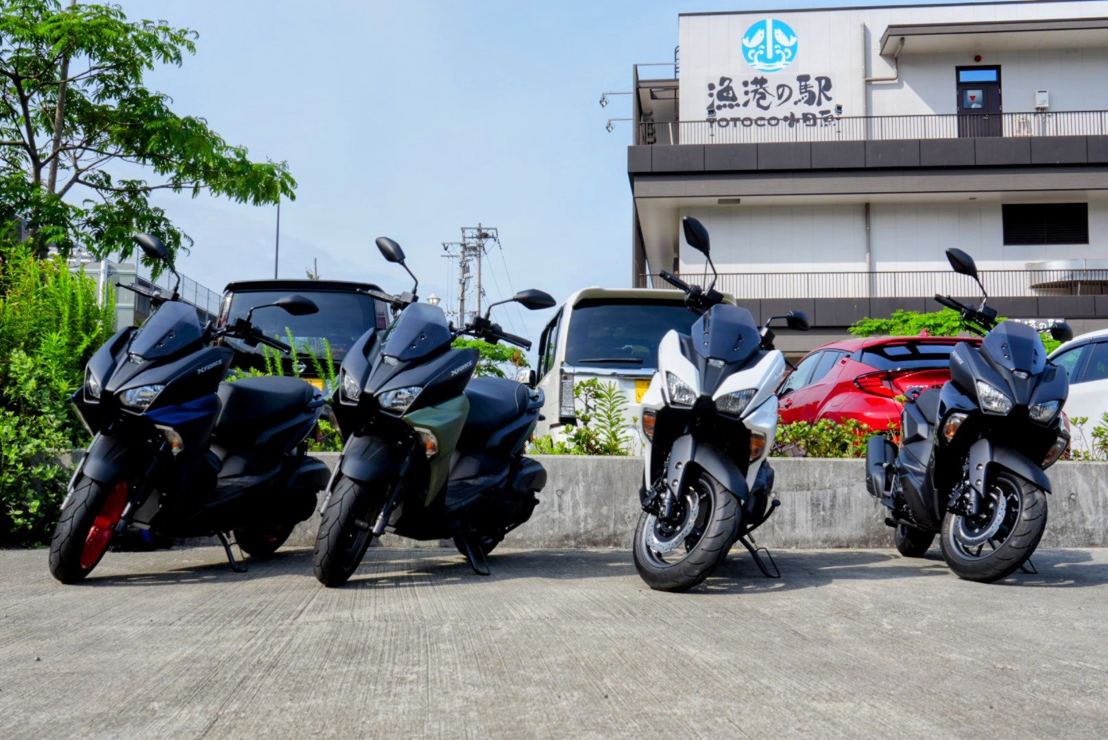 市街地まで来るとすっかり天気もよくなり