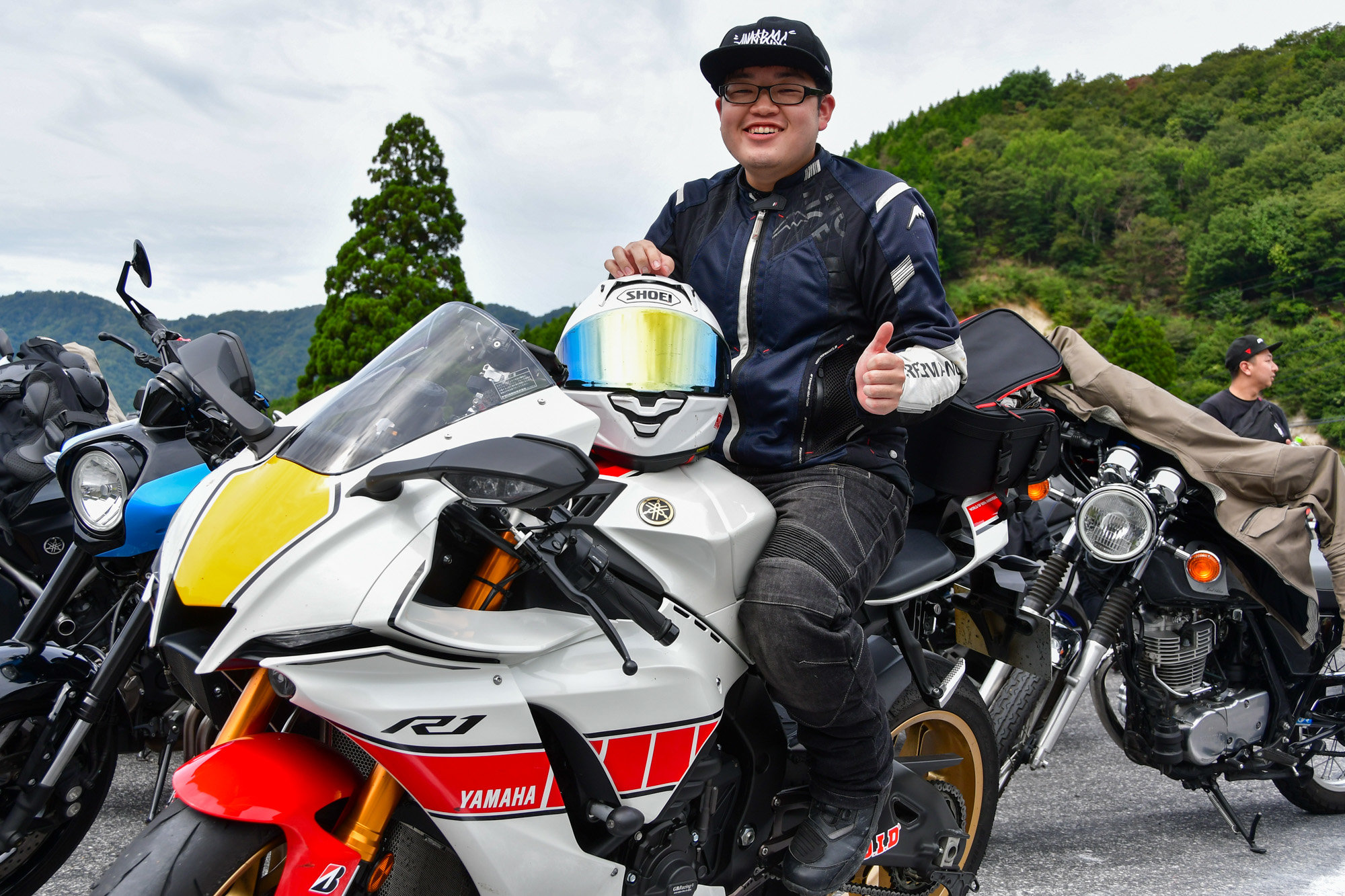 バイクに乗るお父さんの影響で自分でも乗ってみたいと3年ほど前にライダーデビュー。