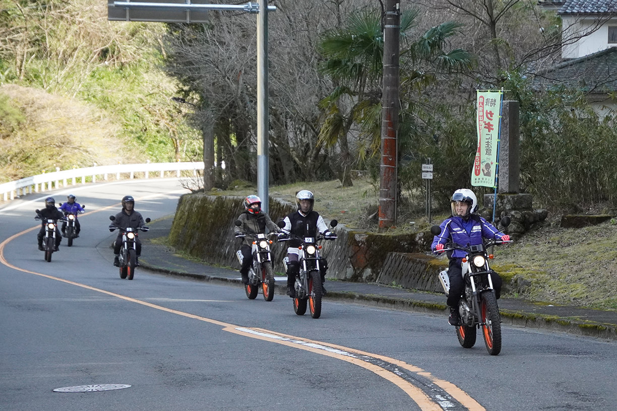 そして、いよいよショートツーリング体験！