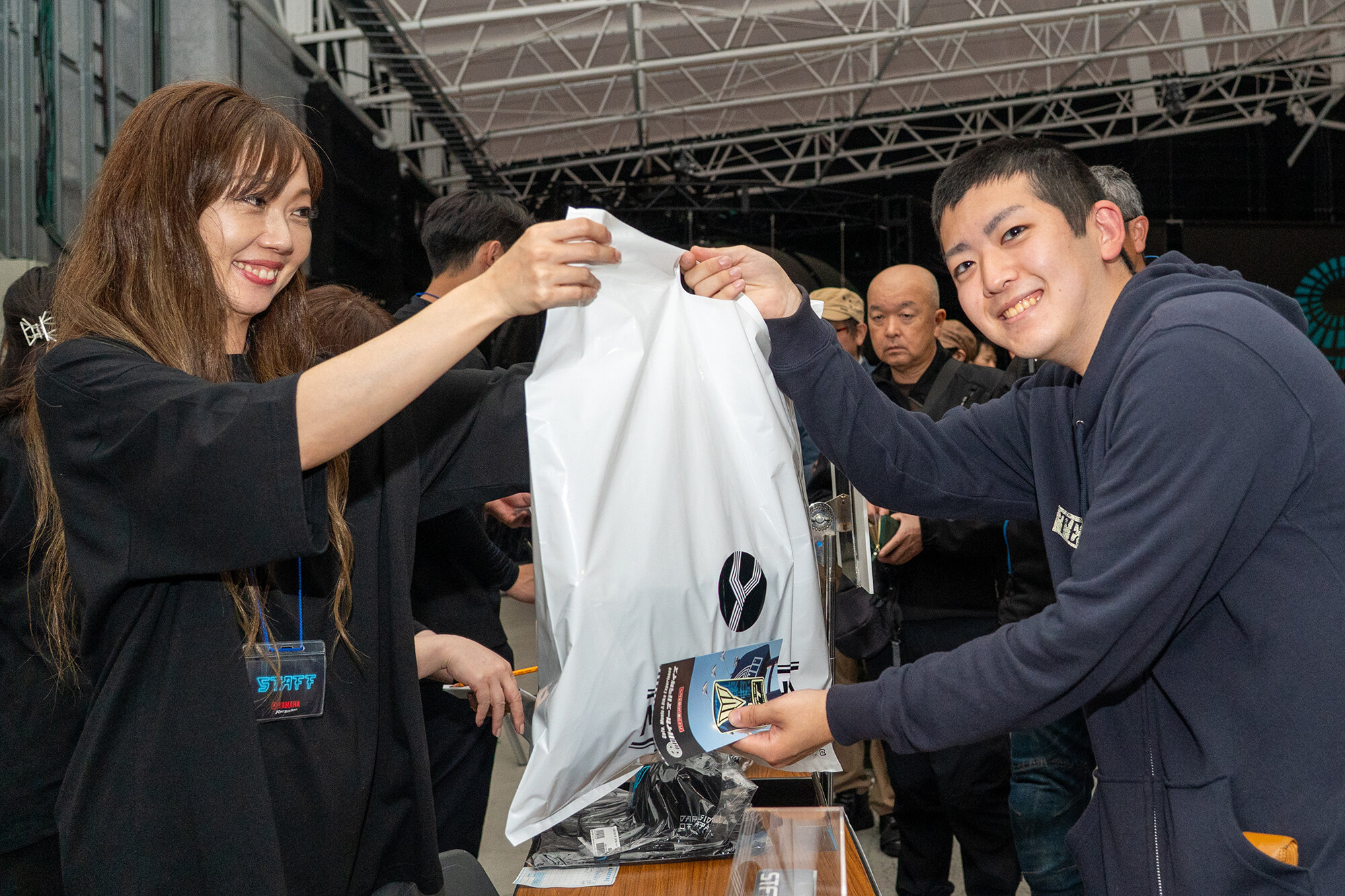 中には複数枚購入くださるオーナーさんもいらして、イベントの途中でオリジナルTシャツは売り切れてしまいました。間に合わなかったMTオーナーさん、すみませんでした。