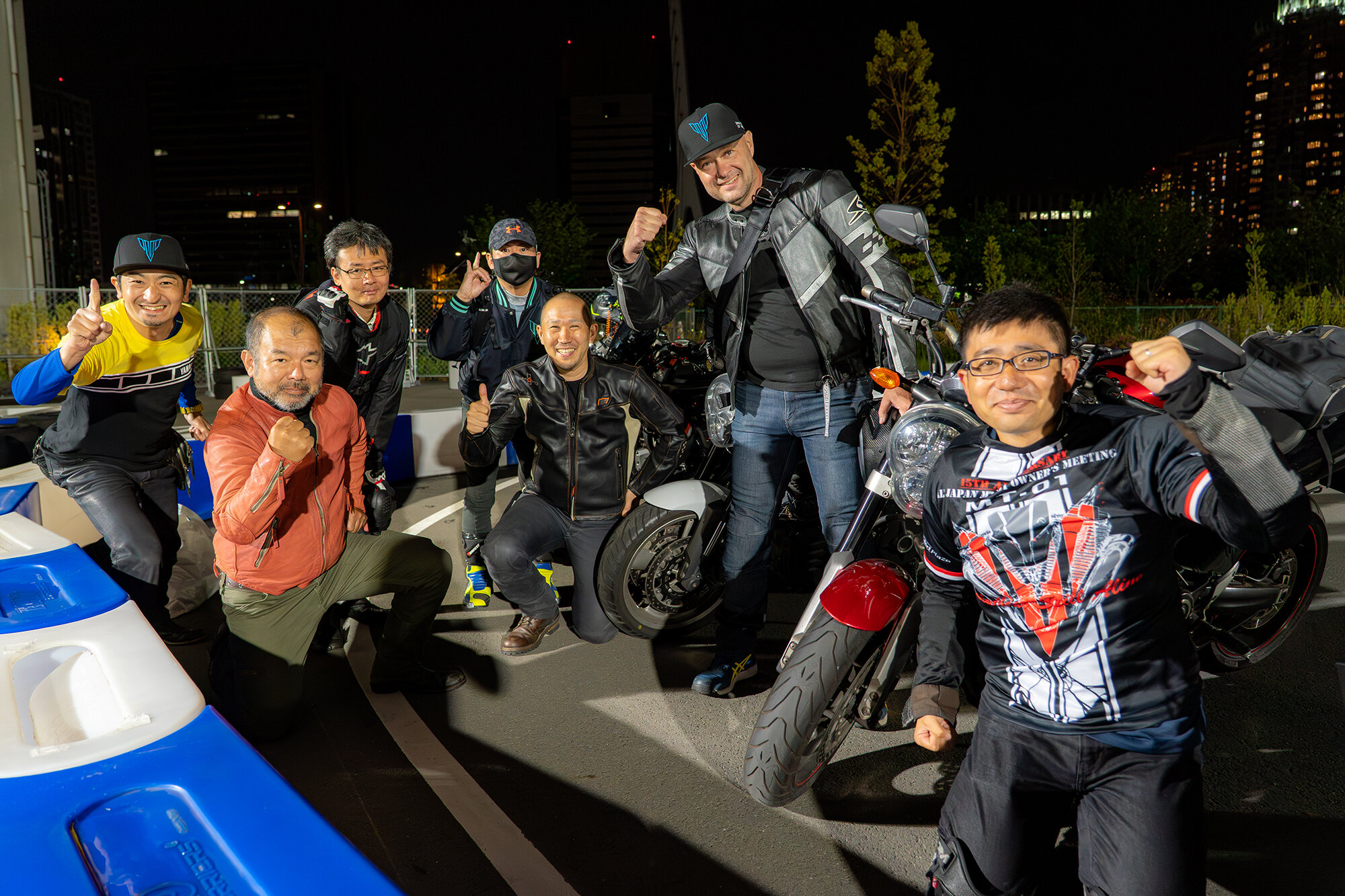MTの元祖・MT-01オーナ--など、個性あふれるMTオーナーさん＆MTファンの方々にたくさんお集まりいただき、