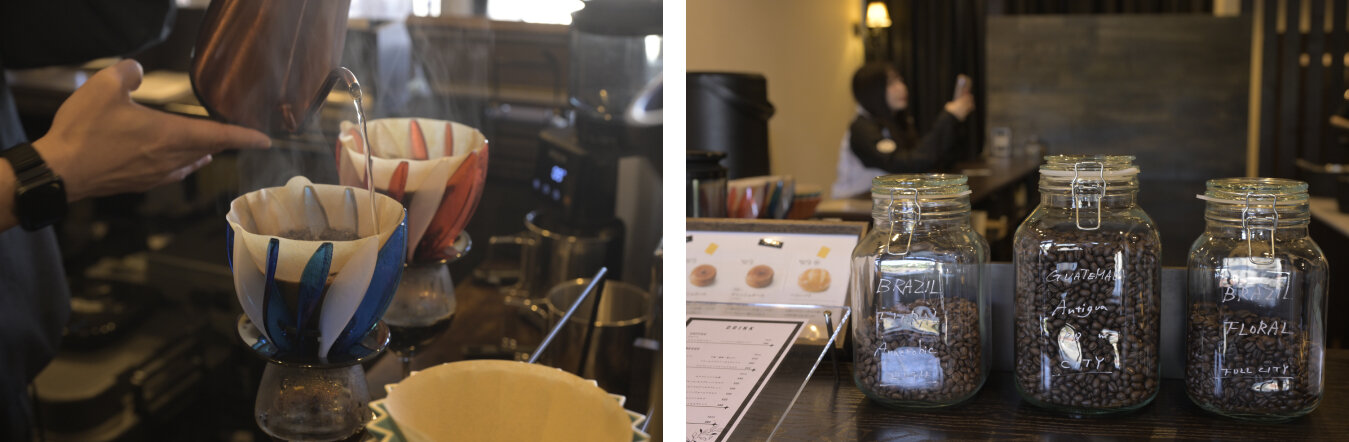 お店に入ると、コーヒーのいい香りがふわ〜っと広がって、すごく落ち着く空間。