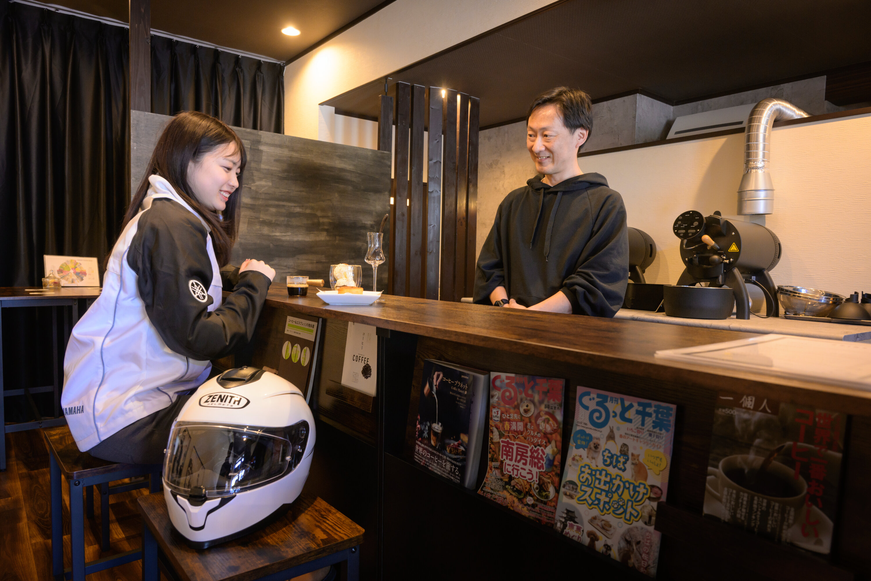 ちなみに、マスターのサイトウ（3110）さんは元バイク乗りです。