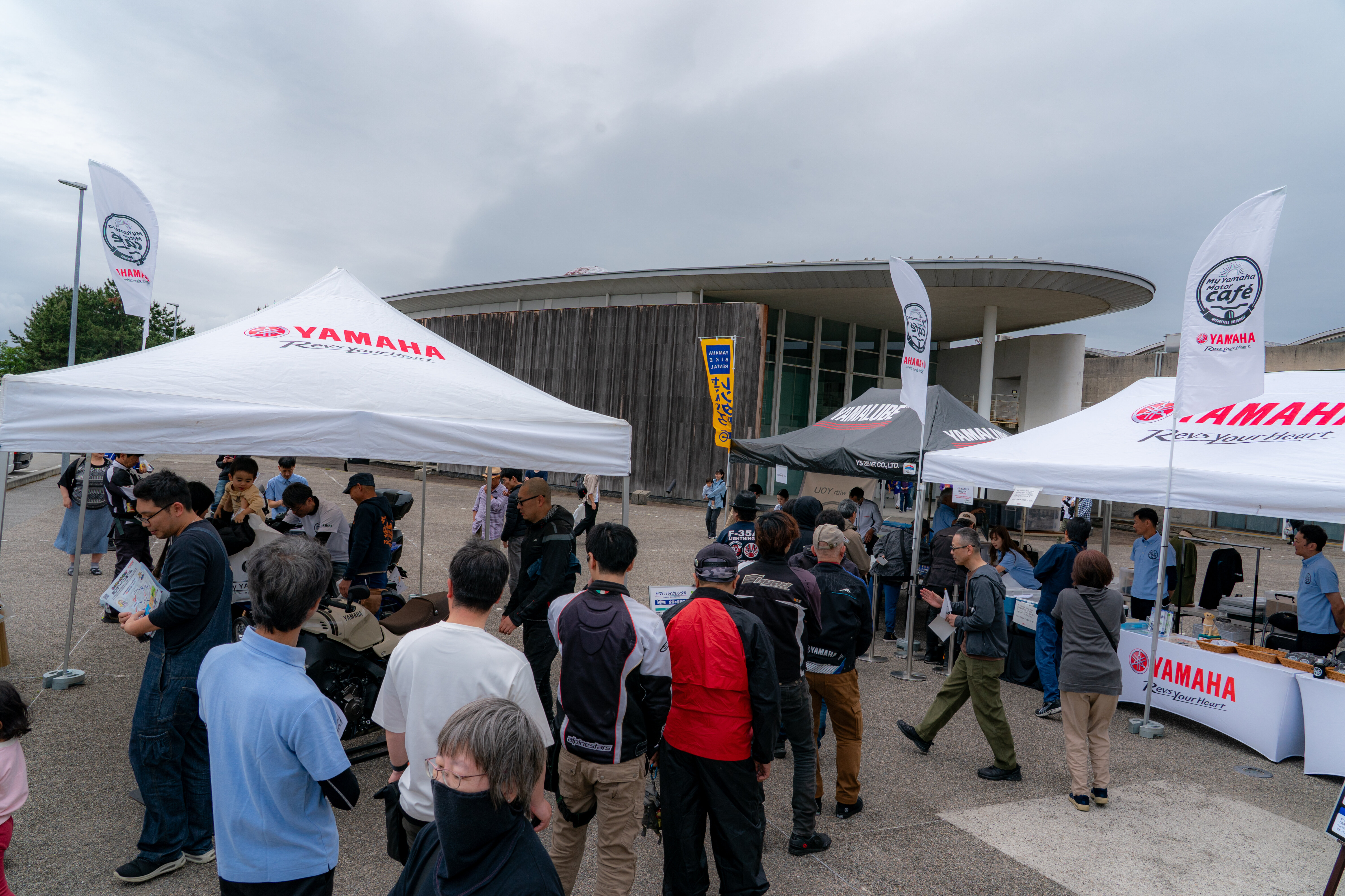 5月31日（土）に道の駅ウェーブパークなめりかわ（富山）にて、2025年最初の「My Yamaha Motor café」を開催しました。