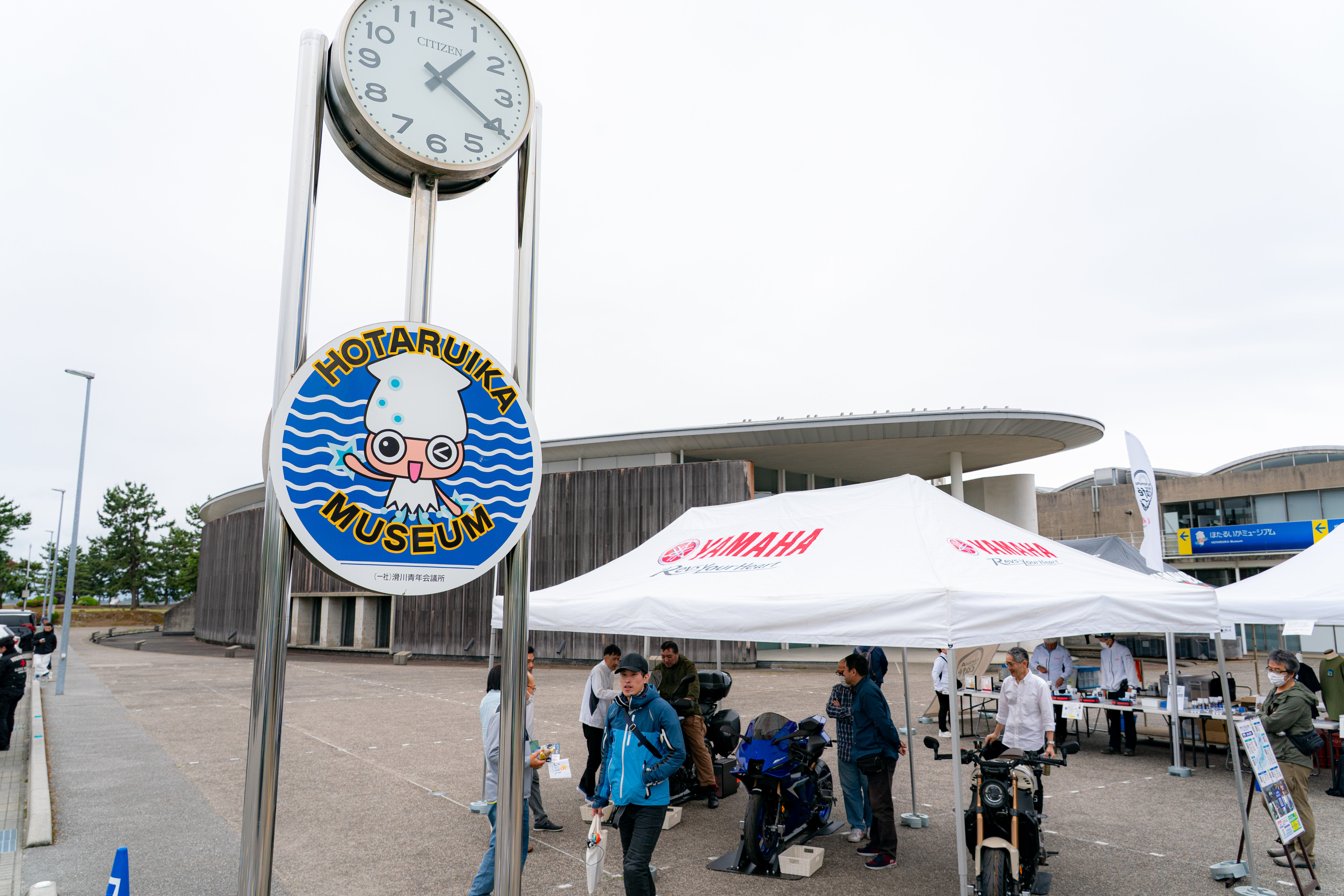 今回の富山会場は、日本最大級のツーリングラリー「SSTR（サンライズ・サンセット・ツーリング・ラリー）」とコラボレーション！
