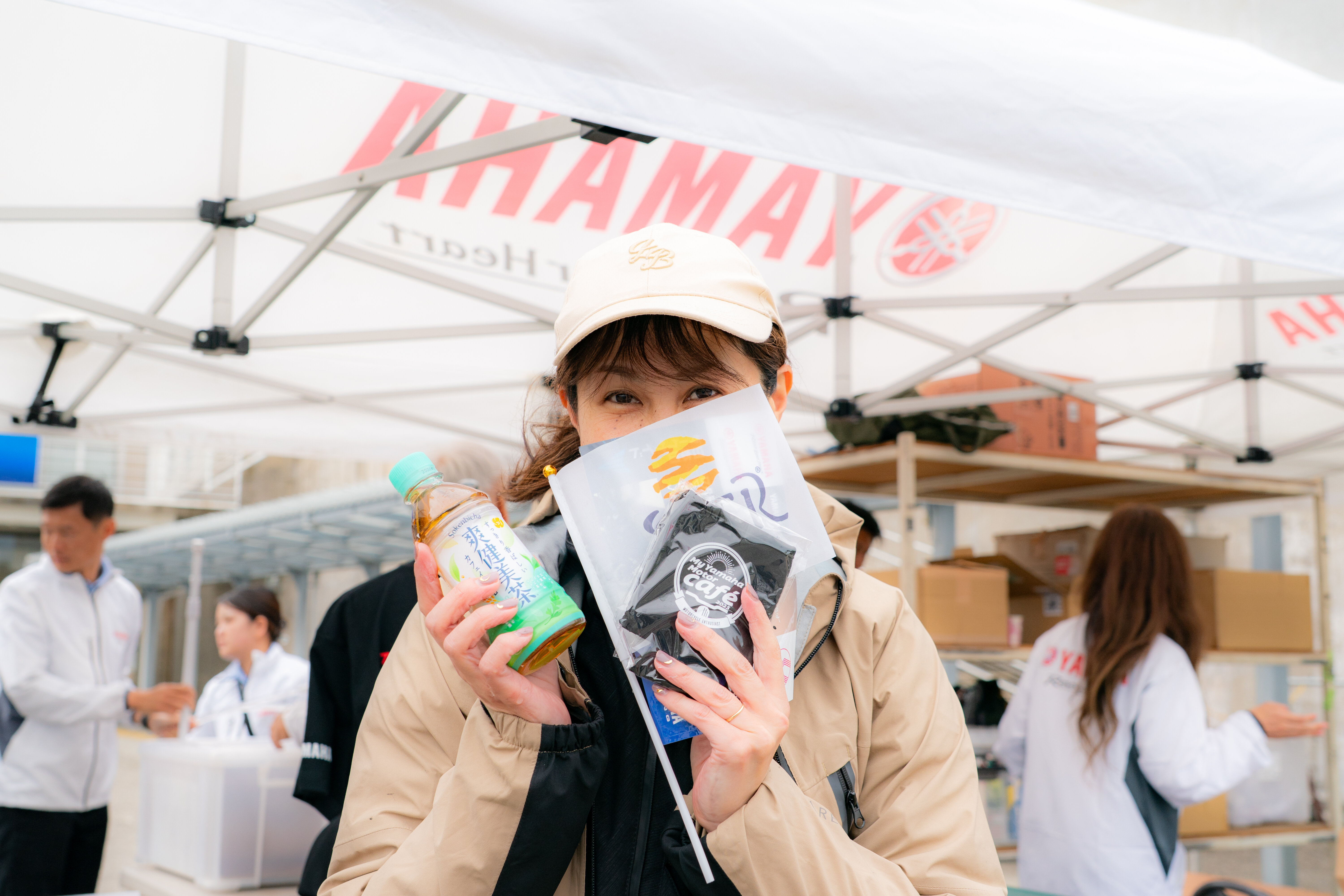 富山会場は特別に、SSTRのミニフラッグもご希望される方にお渡しさせていただきました。
