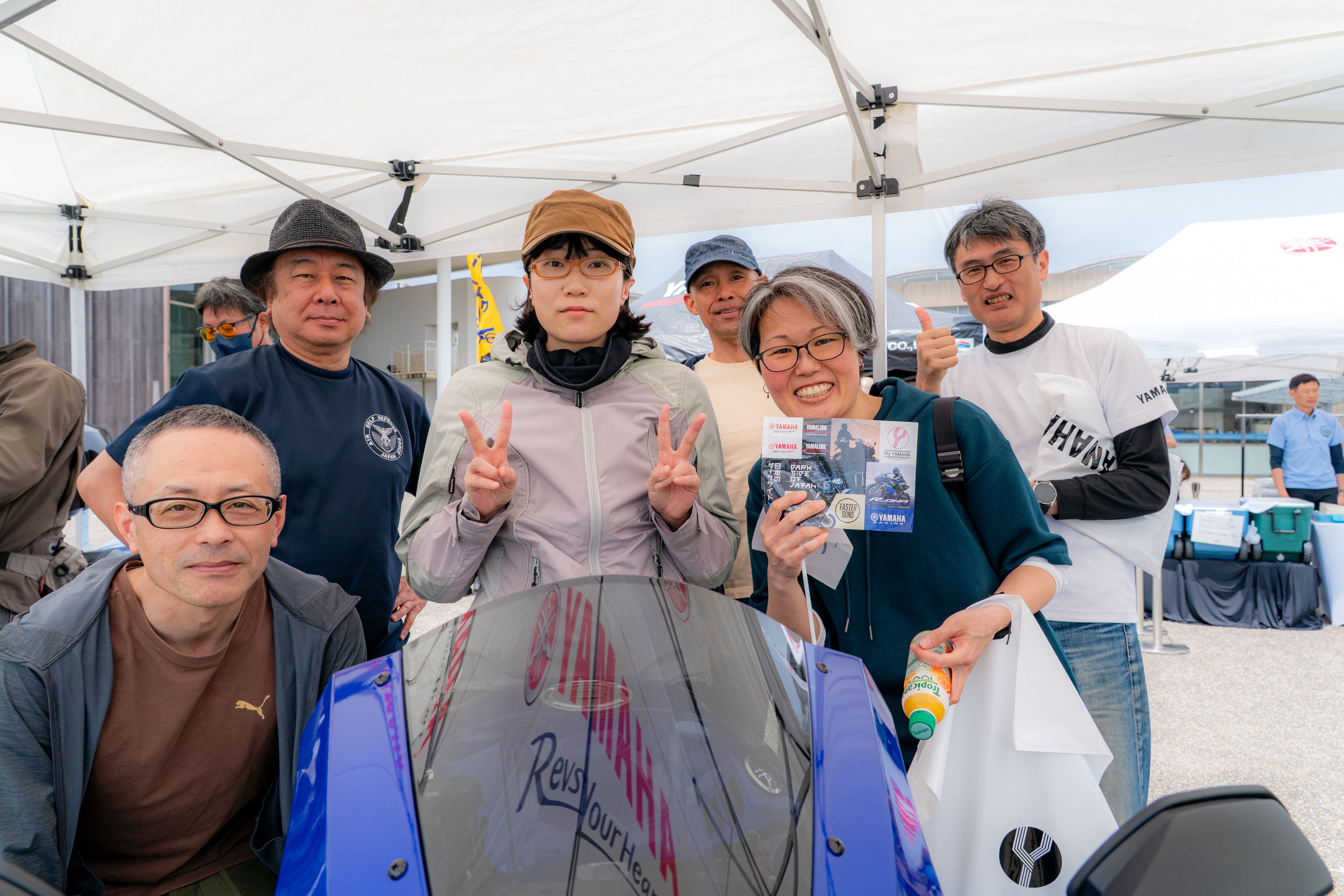 こちらは、会場近くのYSP富山のお客さま。
