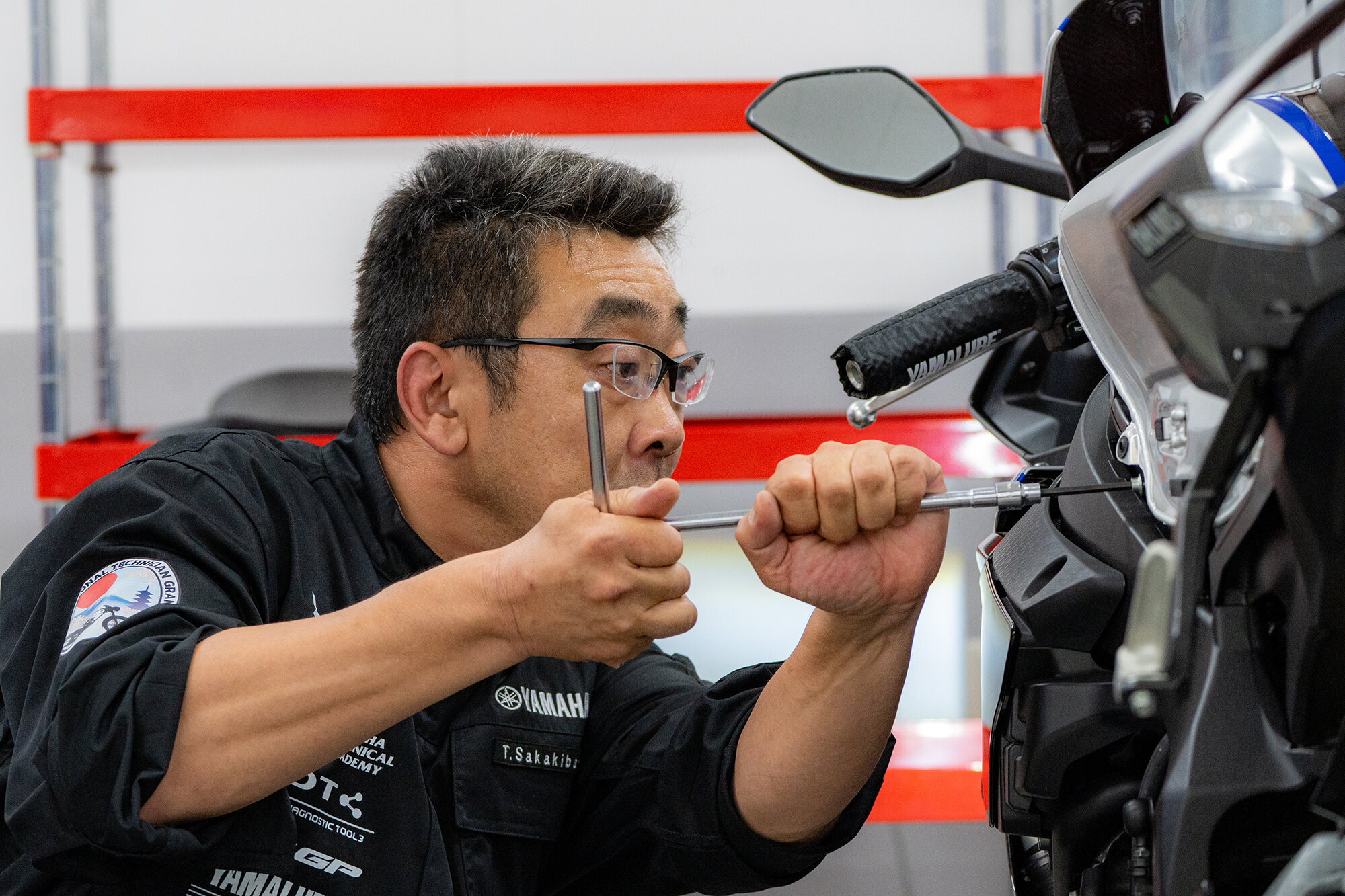 YZF-R1を使った競技では時間が十分でなく