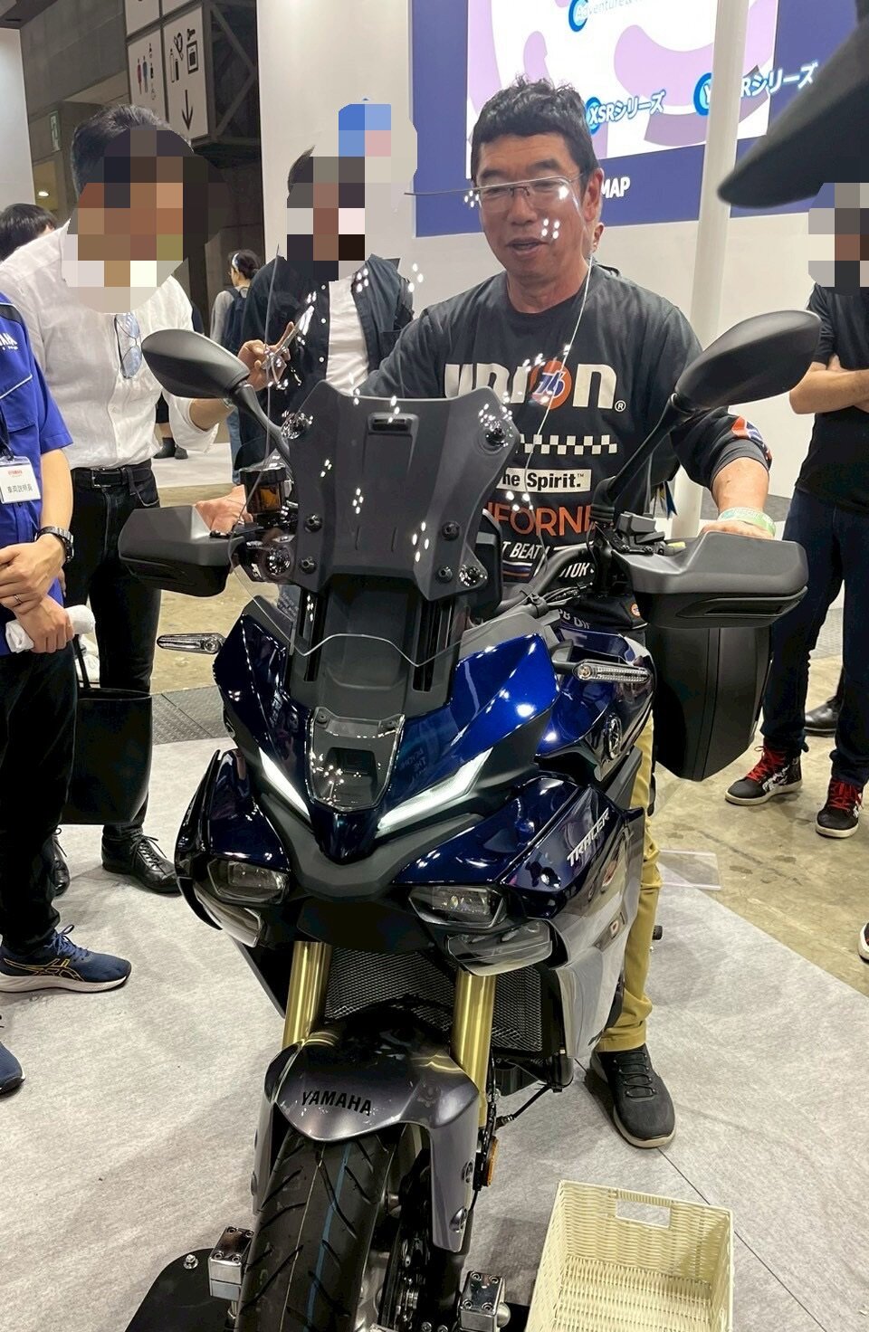 昨年の欧州でTRACER9 GT+ Y-AMTが発表されてから国内のモーターサイクルショーで実車を見るのを心待ちにしていました。
