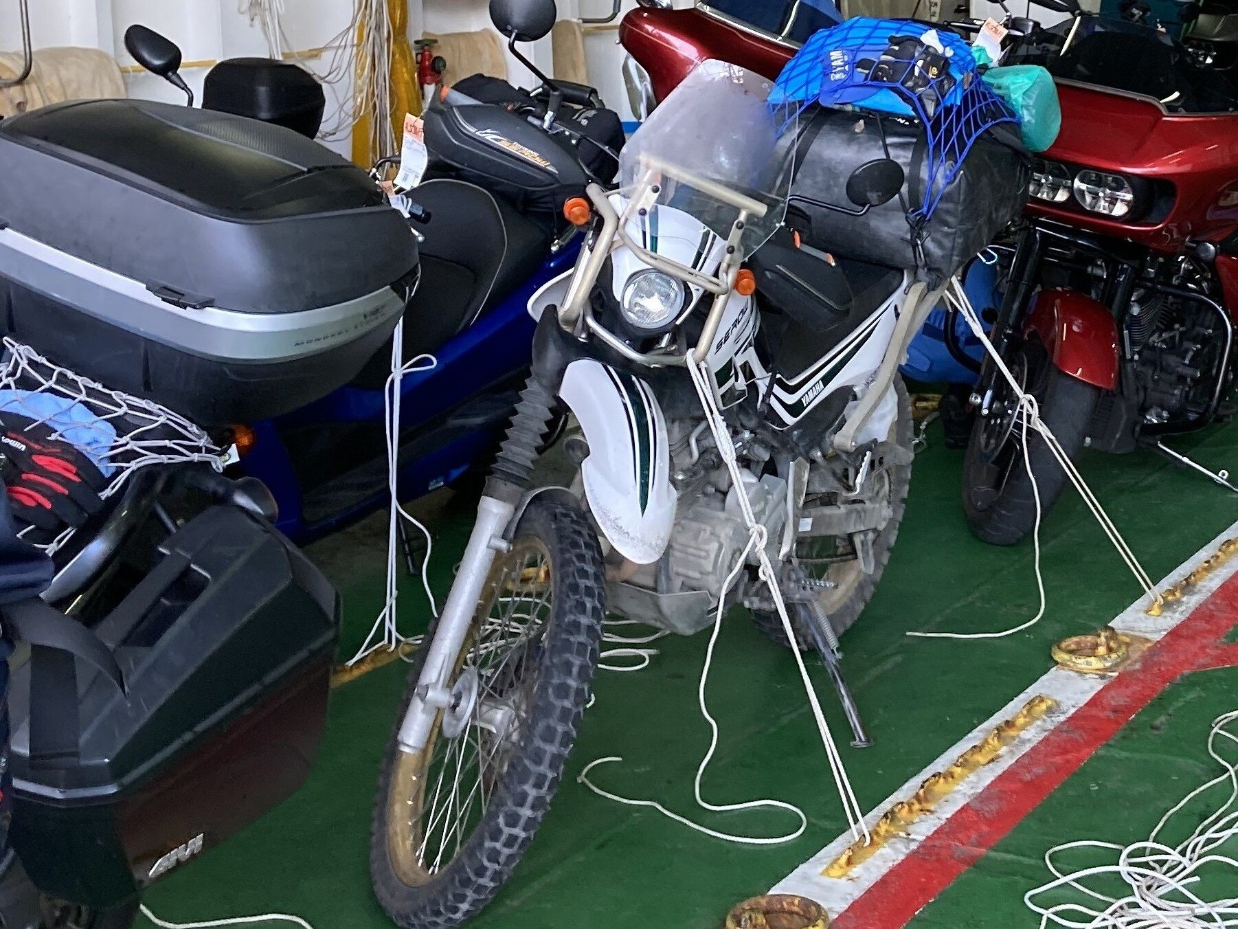 時にはロープの場合も