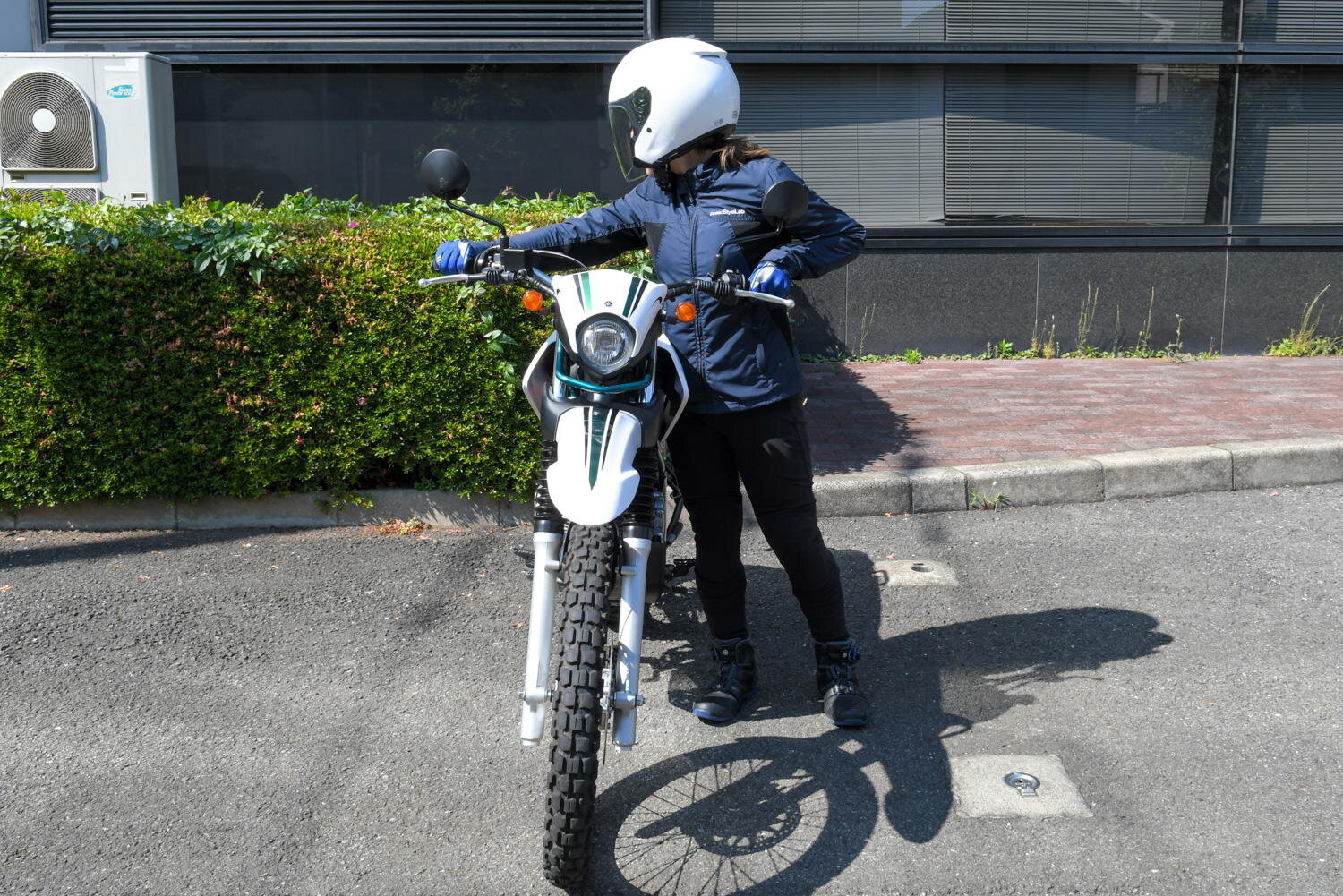 バイクの取り回し