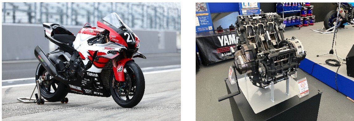 AMAHA RACING TEAMのレプリカ車両（YZF-R1)