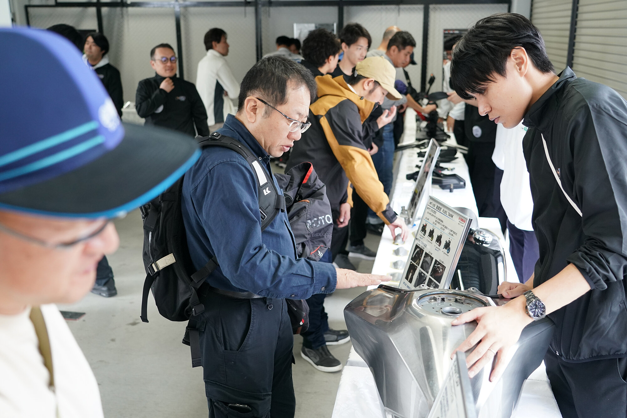 触って感じていただいたりしました。