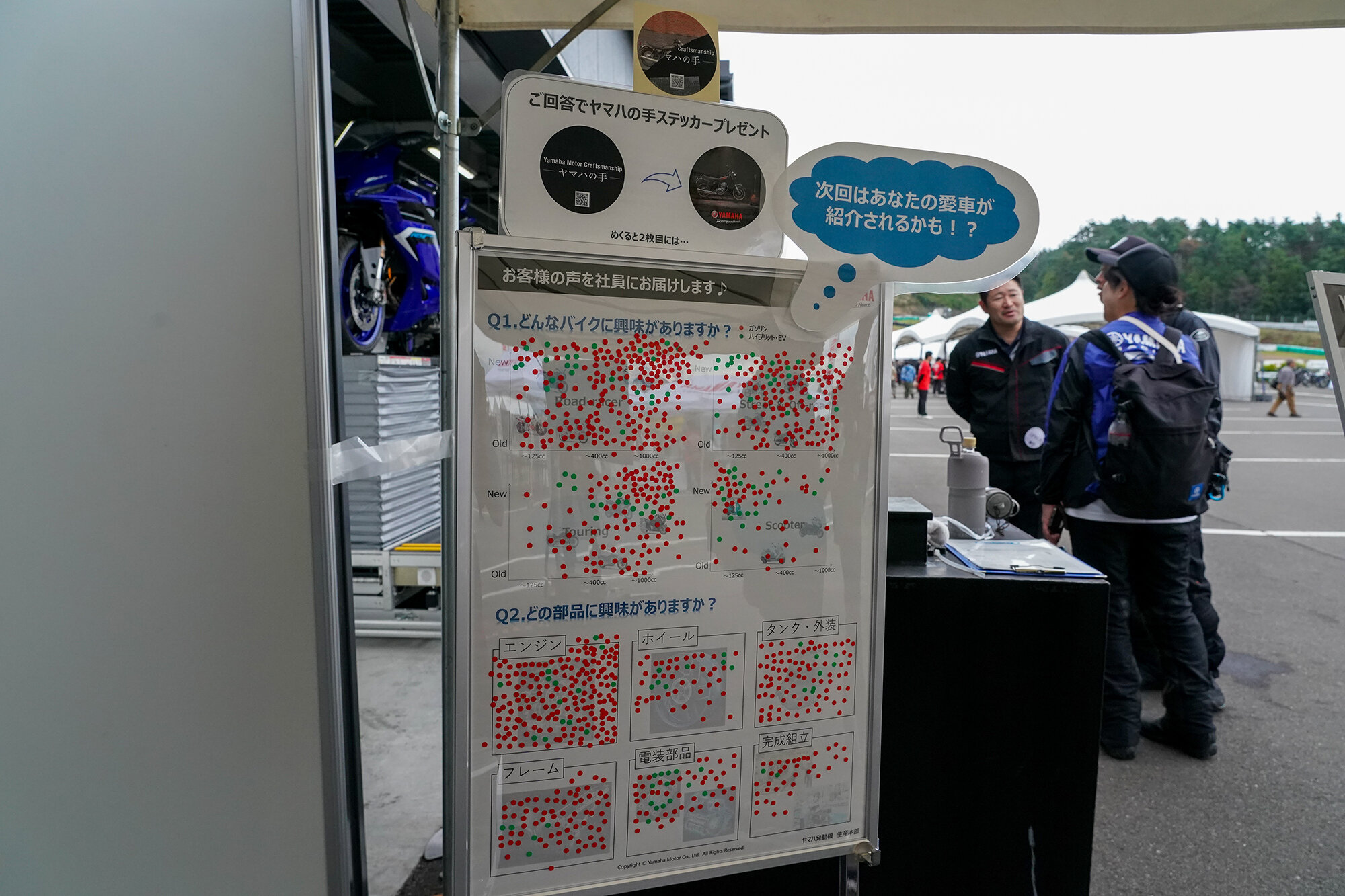 今回は来場されたみなさんからのご意見・ご要望・好みなどを